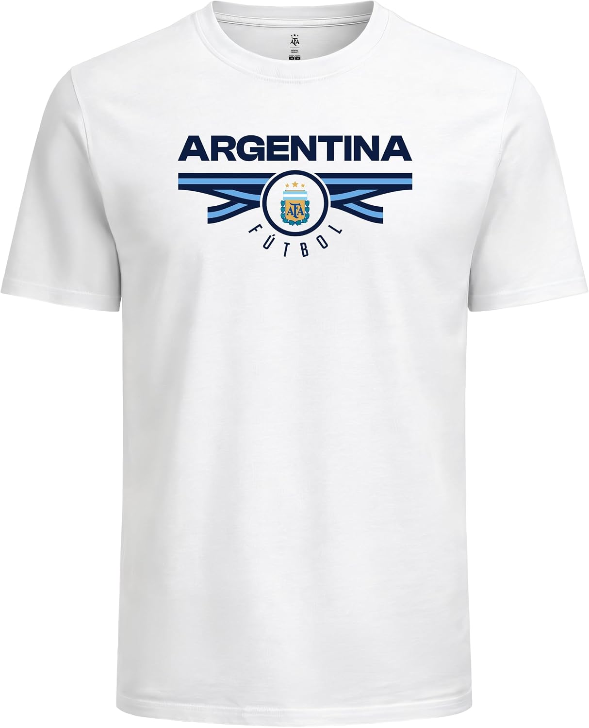 Thumbnail 3 de Icon Sports Officially Licensed Argentine Football Association Cotton T-Shirt (Unisex Adult)