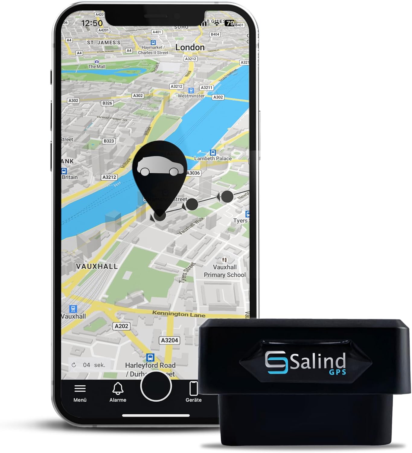 Thumbnail 6 de Salind 08 4G OBD-GPS-spårare med realtidsspårning och geostaket
