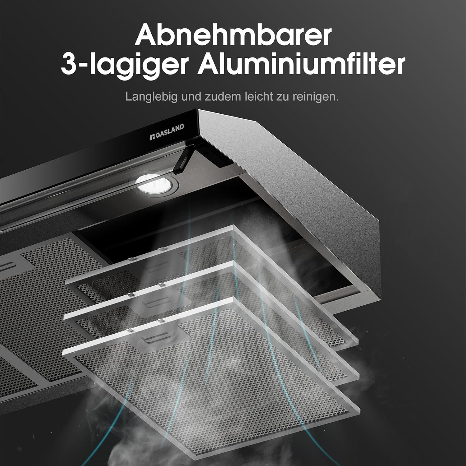 Thumbnail 3 de GASLAND UC90SS Doppelmotor Dunstabzug 90 cm