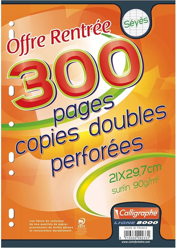 Thumbnail 1 de Calligraphe 9253C – 500 pages ⚙️