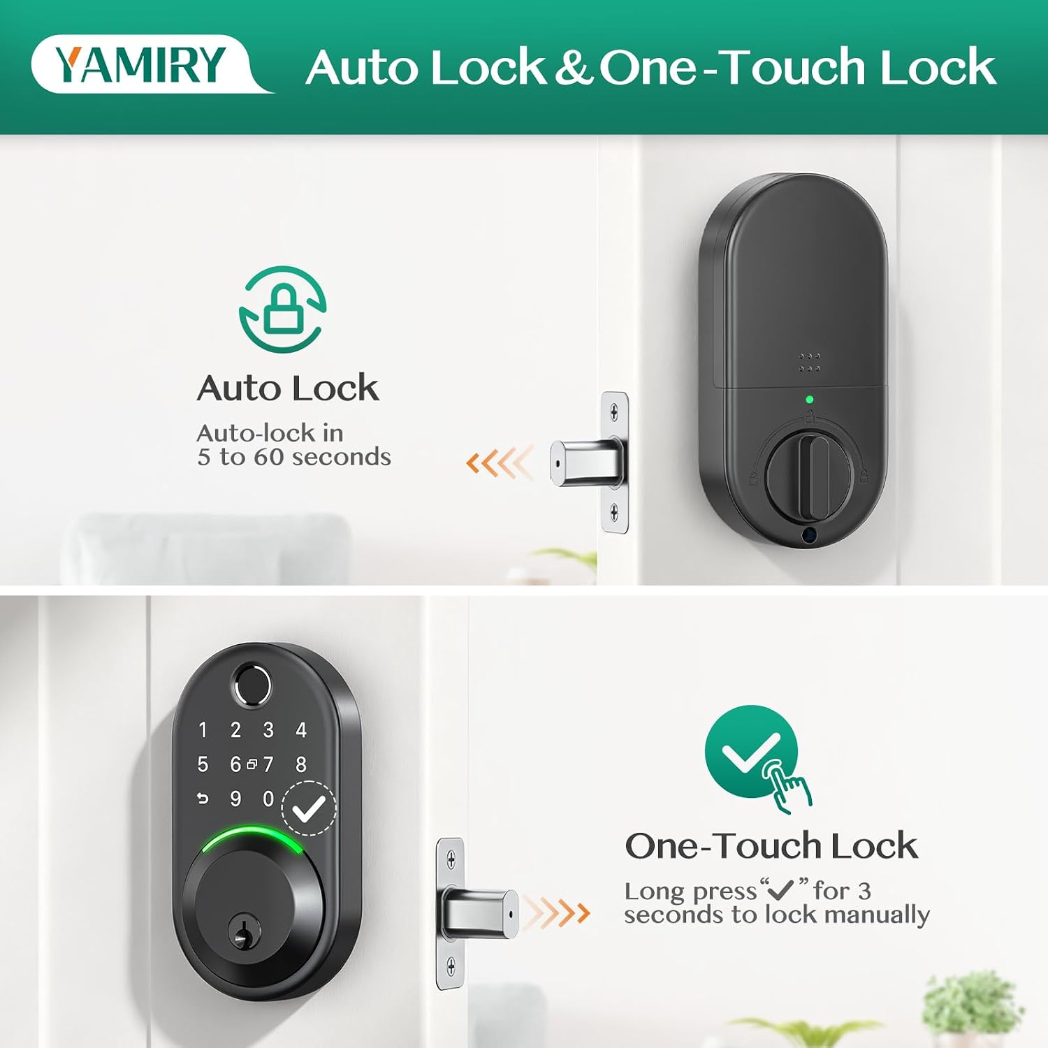 Detalle 2 de Yamiry Smart Deadbolt Lock with Keypad