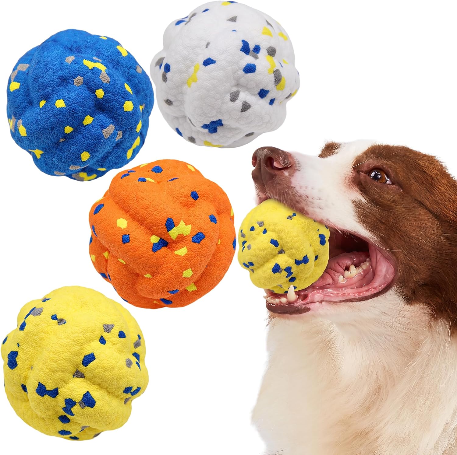 Detalle de FOFOS FFAM-06 Dog Ball Set, 2.8-Inch ETPU Floating Fetch Toys