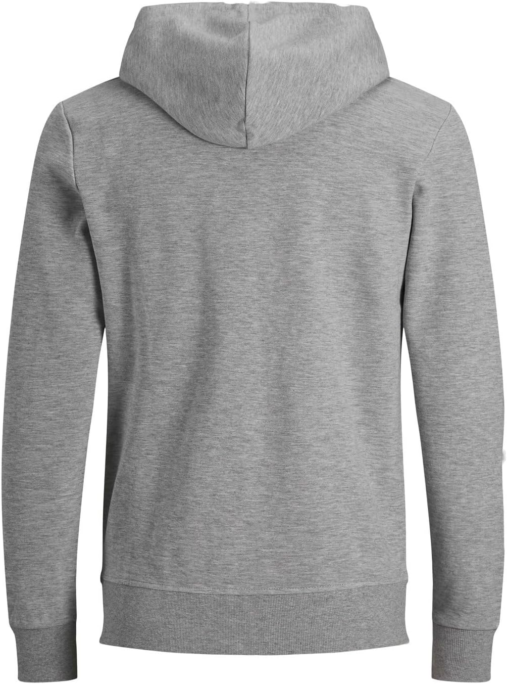 Thumbnail 3 de JACK & JONES Jjebasic Sweat Zip Hood NOOS felpa sportiva con cappuccio grigia chiara, XL da uomo