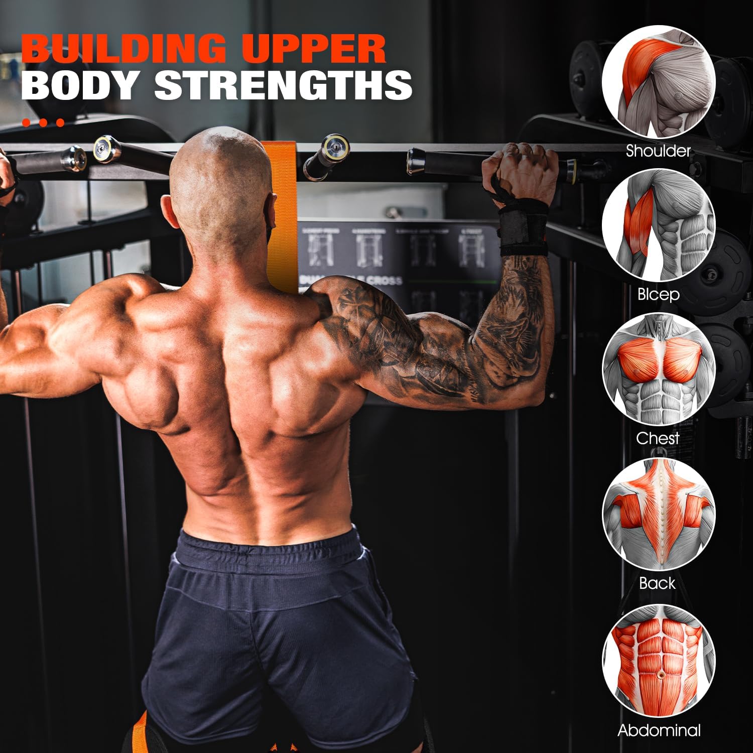 Detalle de HPYGN Pull Up Assist Bands set