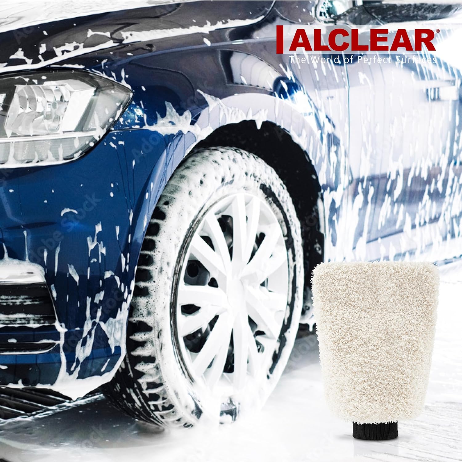 Thumbnail 1 de ALCLEAR Gant de Lavage Microfibre Auto – Premium, sans rayures, absorption élevée