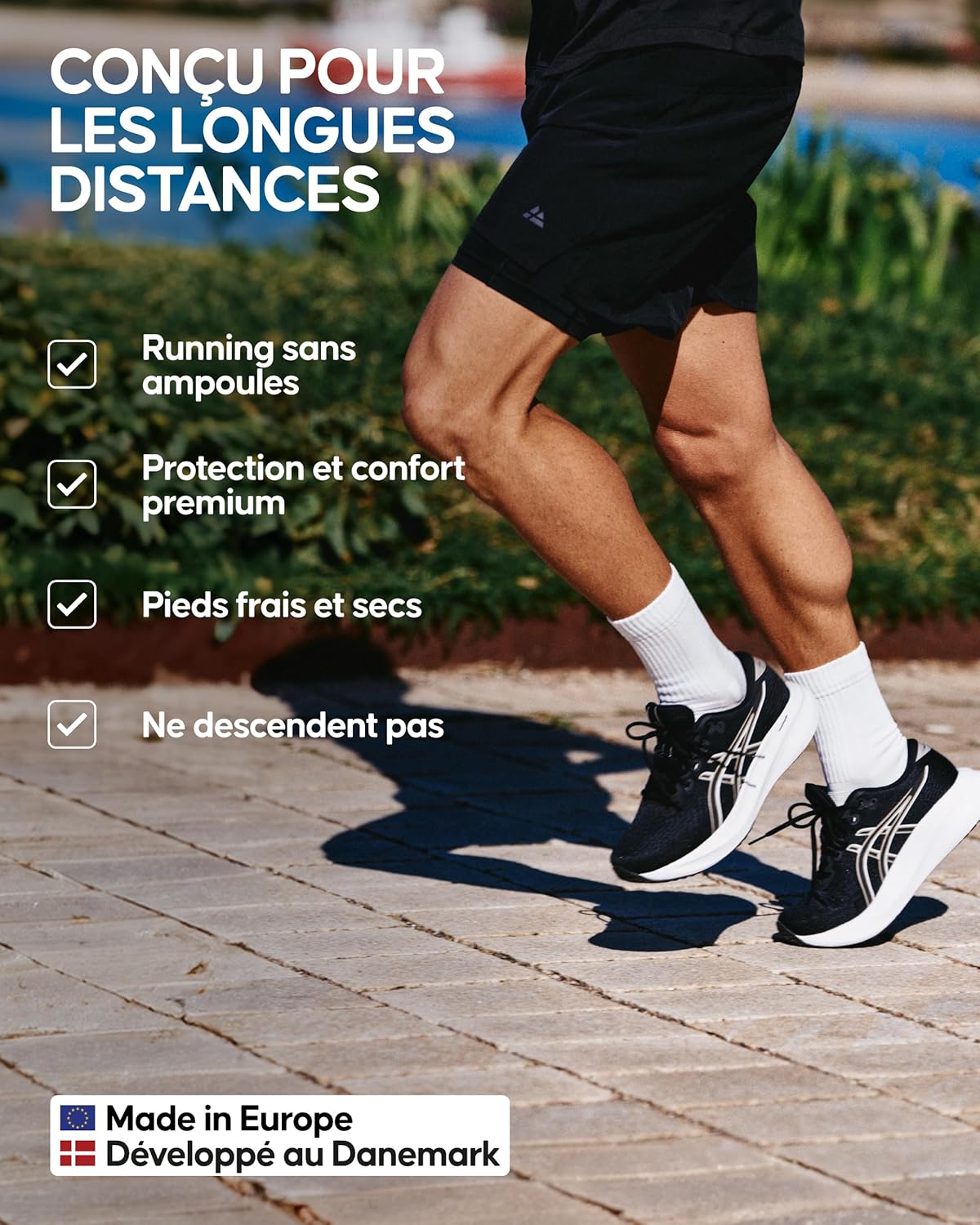 Thumbnail 3 de DANISH ENDURANCE Chaussettes Hautes Running 3/5