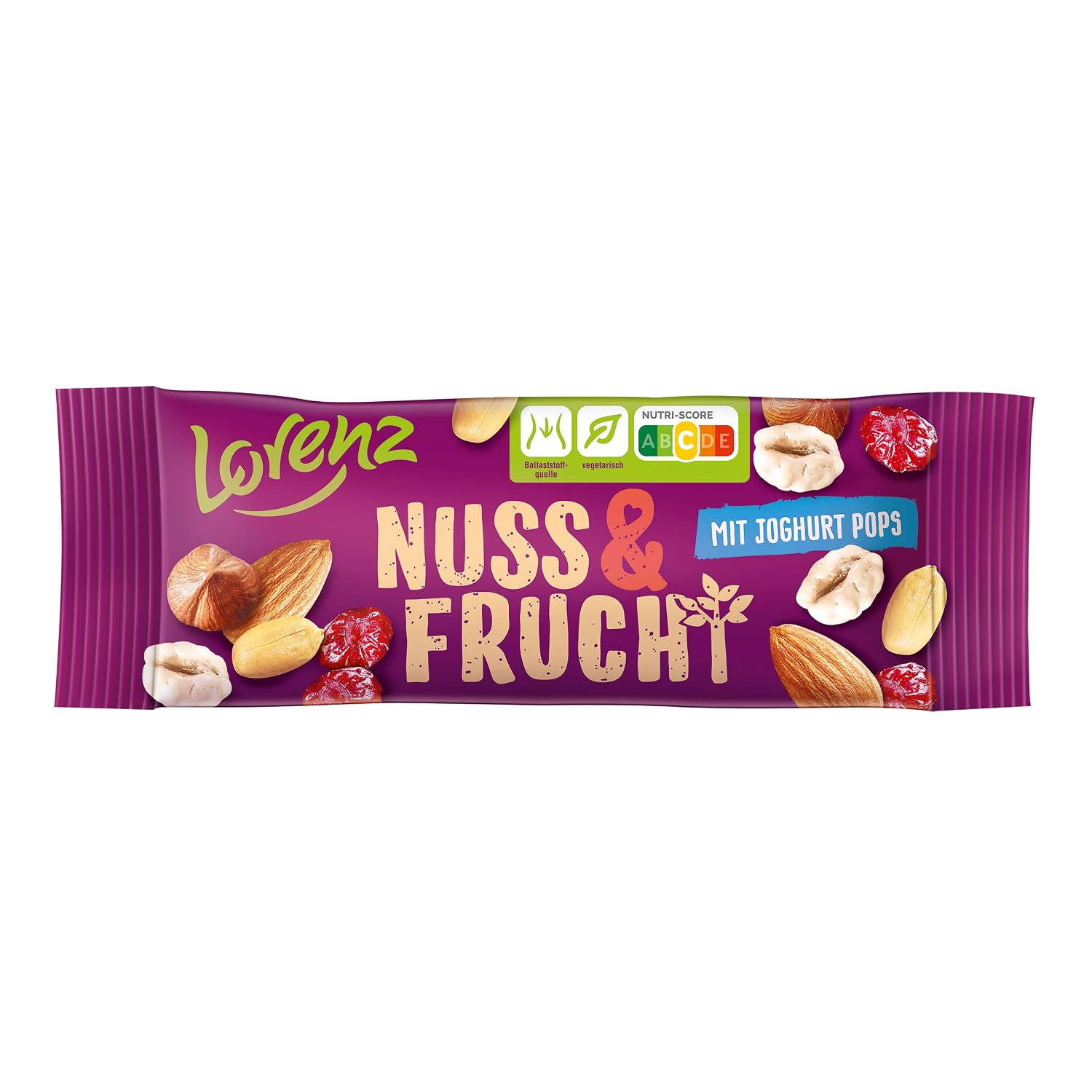 Detalle de Lorenz Nuss & Frucht mit Joghurt Pops – 28 x 40 g, vegetarisch