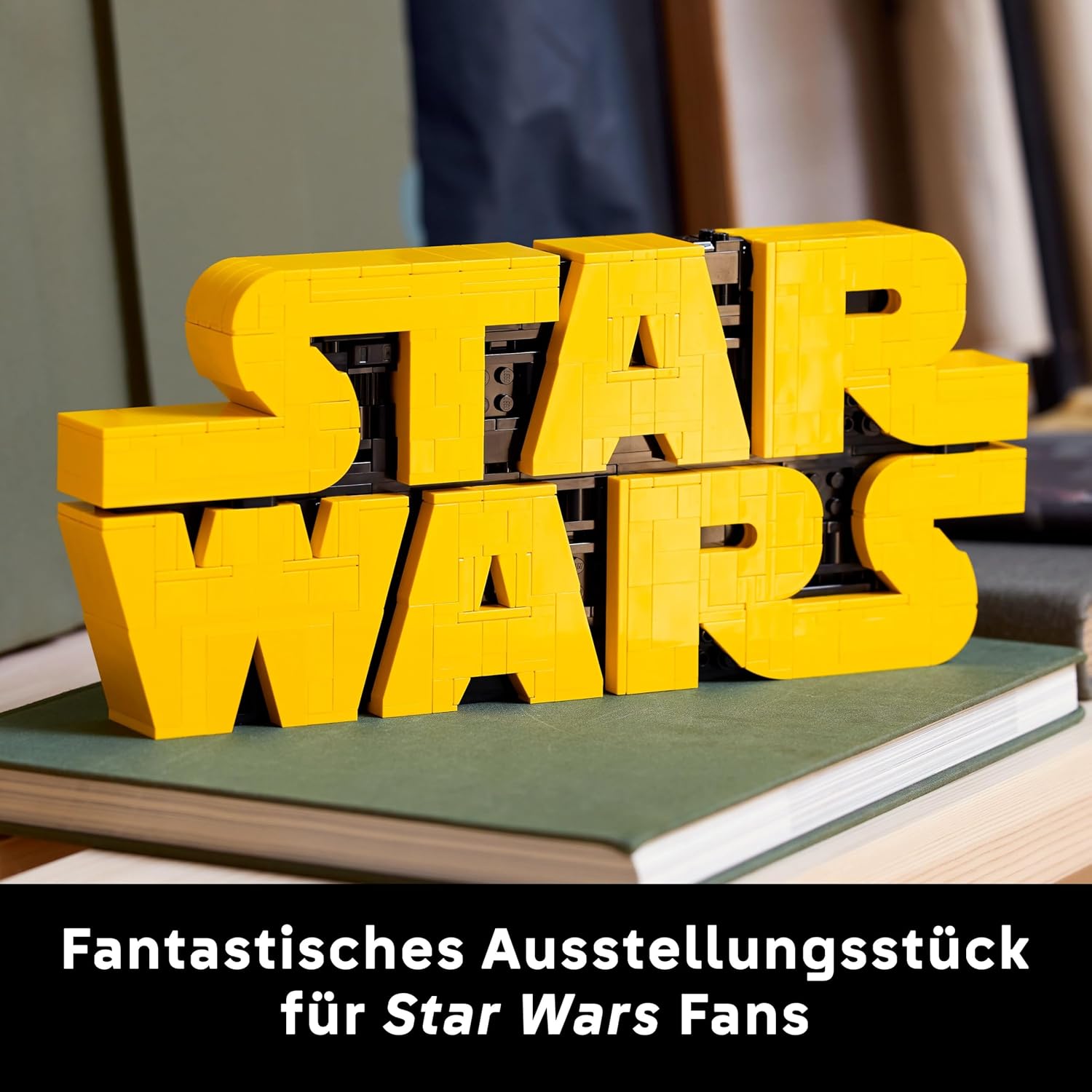 Detalle 2 de LEGO Star Wars 75407 Logo aus Steinen – Ausstellungsstück für Erwachsene