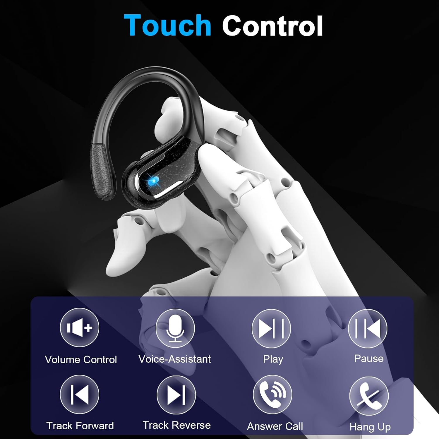 Thumbnail 5 de Wireless Earbud 75Hrs Bluetooth 5.4 Earphones