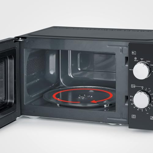 Detalle de SEVERIN MW 7886: Microondas analógico compacto para descongelar y calentar