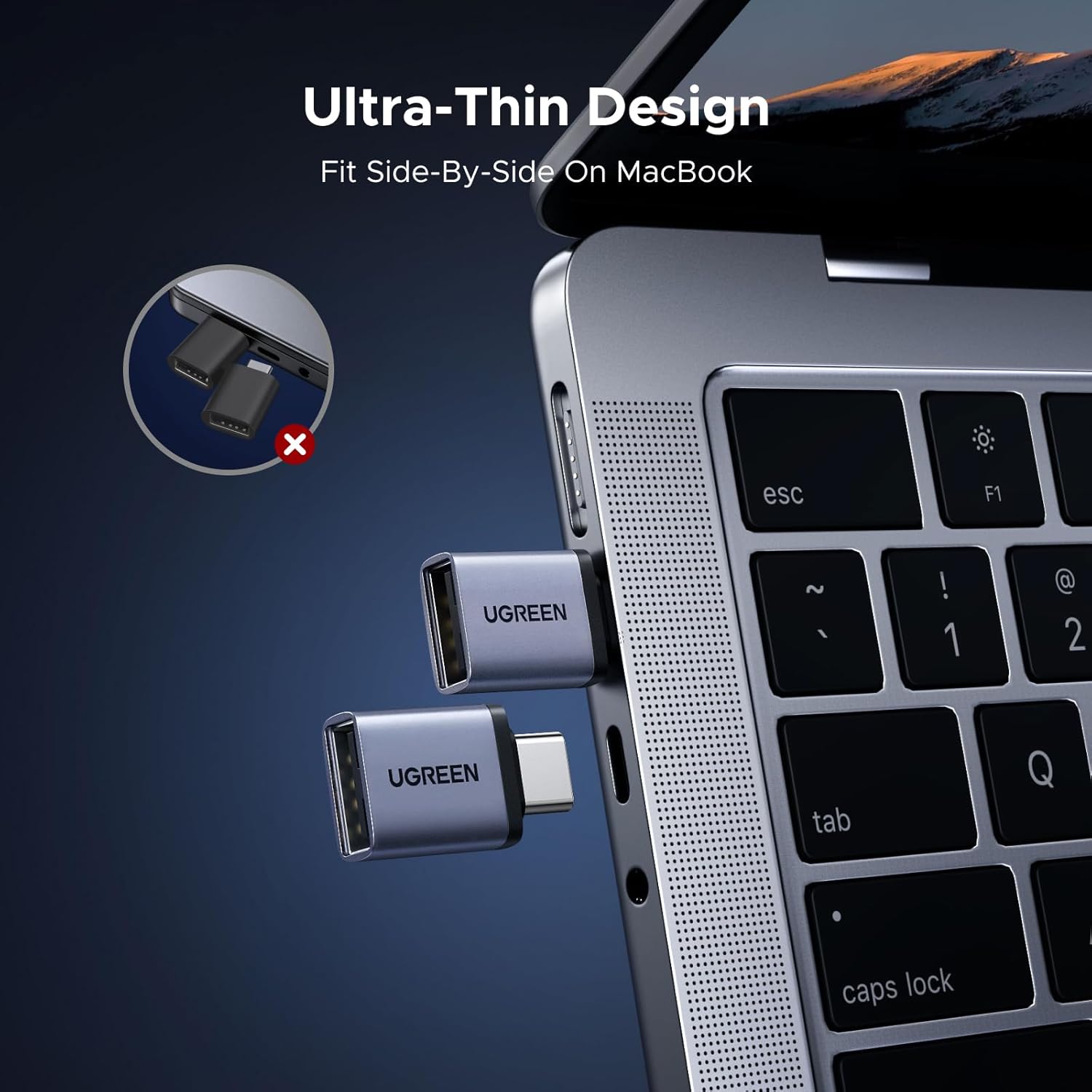 Thumbnail 3 de UGREEN USB C to USB Adapter 10Gbps