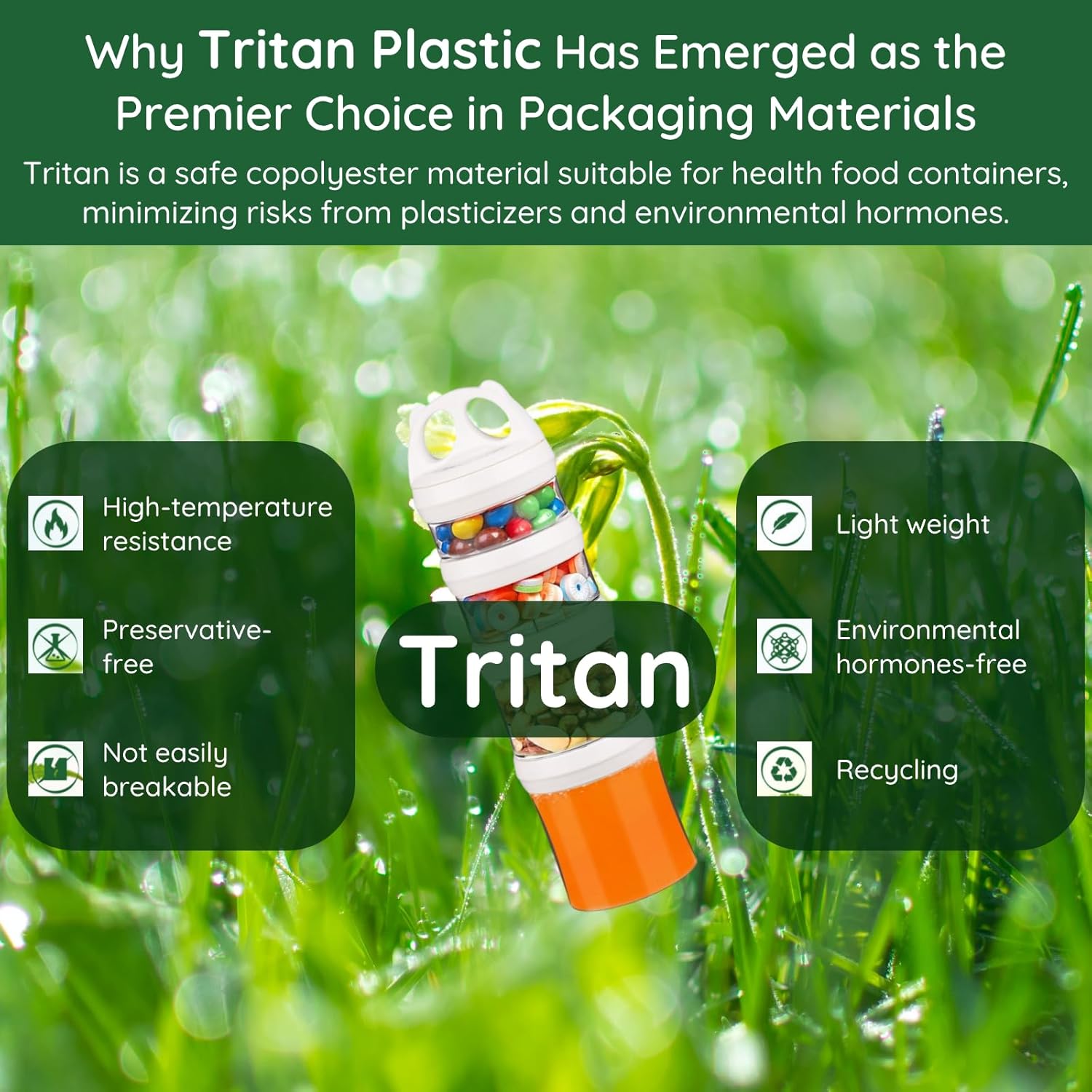 Thumbnail 1 de BeneLabel Snackdose Stapelbar 917 ml