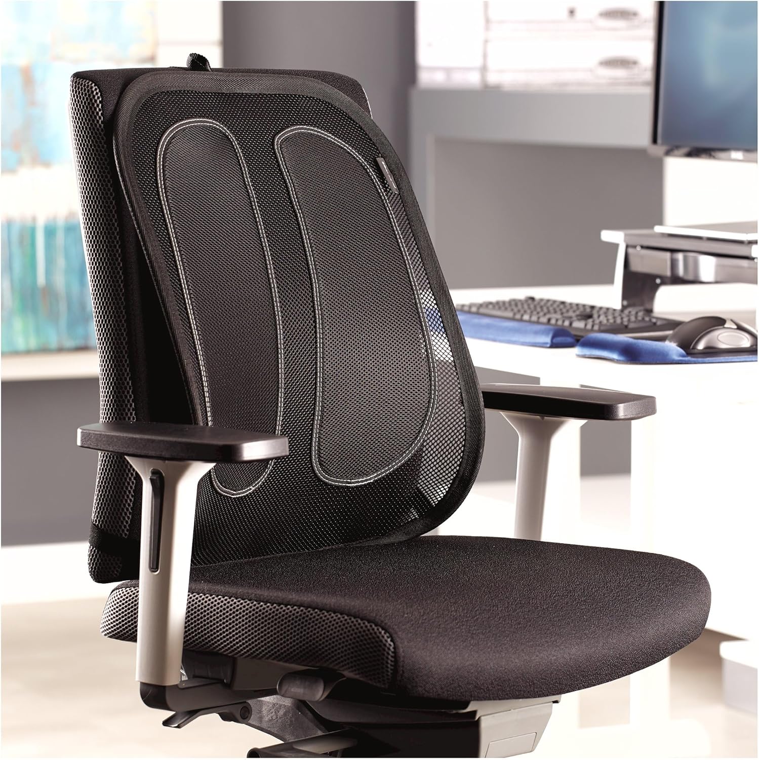 Thumbnail 6 de Fellowes Supporto schiena in rete Office Suites, nero