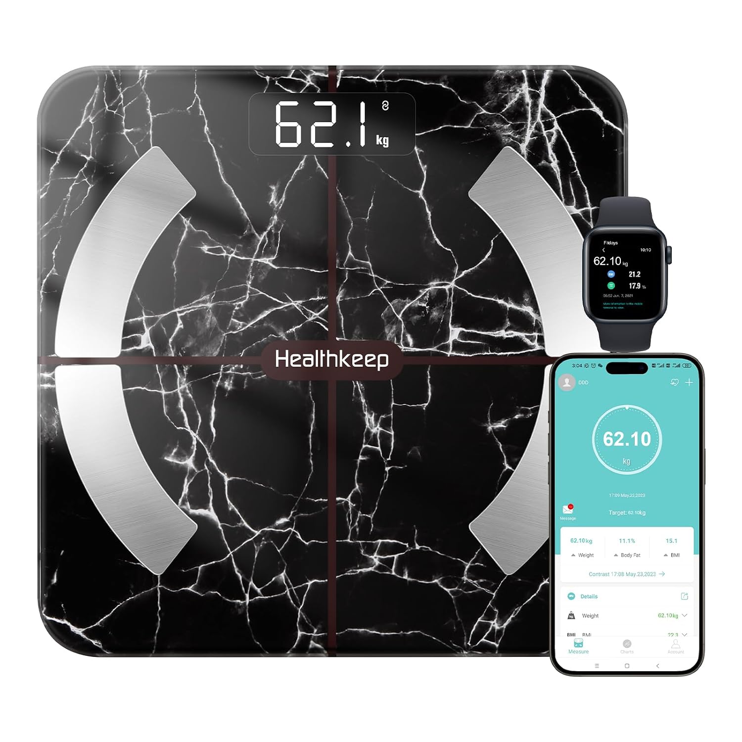 Thumbnail 5 de Healthkeep Bilancia Intelligente Impedenziometrica Bluetooth