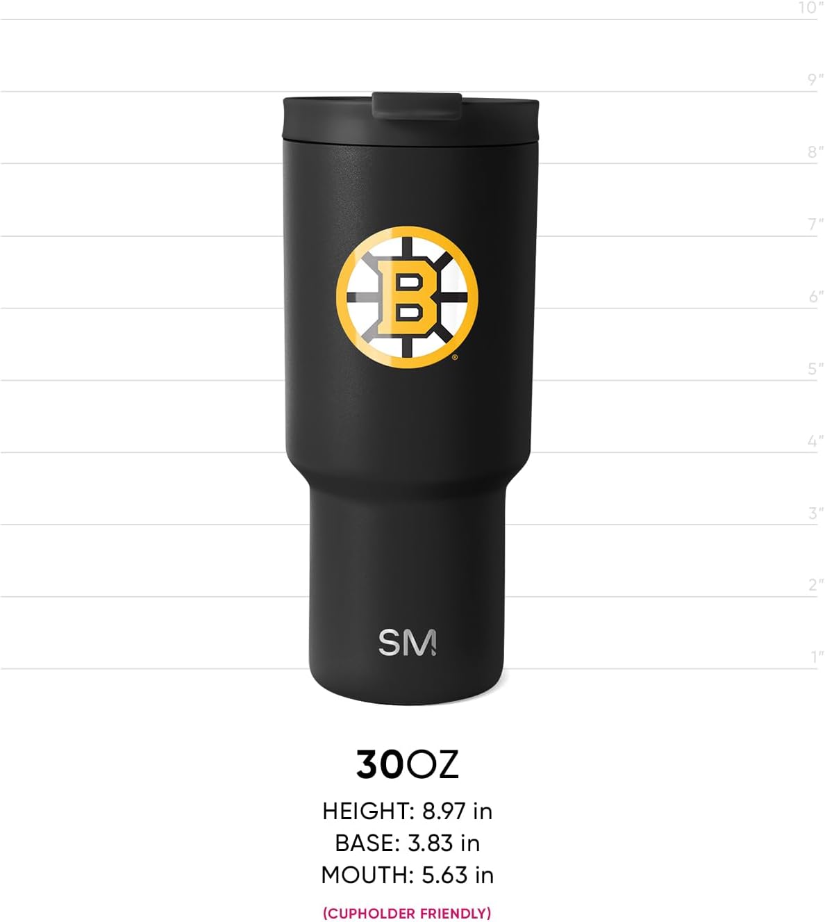 Detalle 2 de Simple Modern Officially Licensed NHL 30 oz Tumbler with Flip Lid and Straws (Trek Collection)