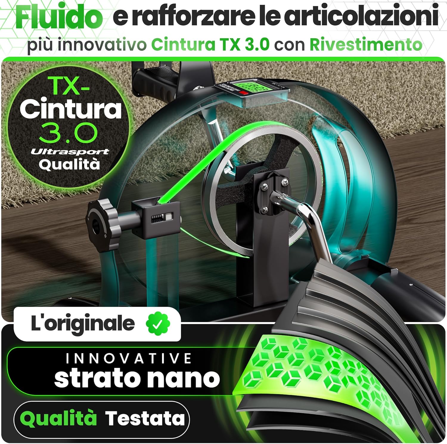 Thumbnail 5 de Ultrasport Pedaliera 2in1 per gambe e braccia