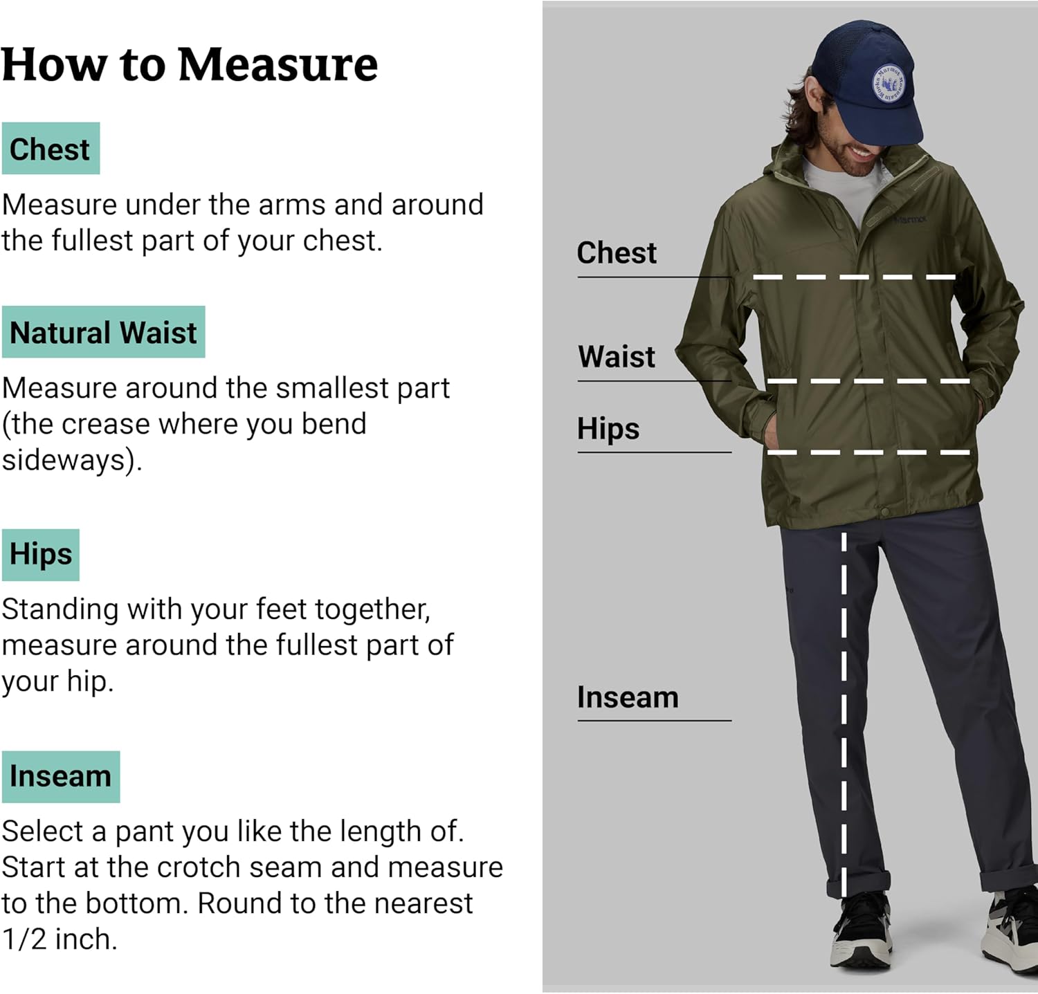 Detalle de MARMOT Men's Precip Eco Waterproof Rain Jacket