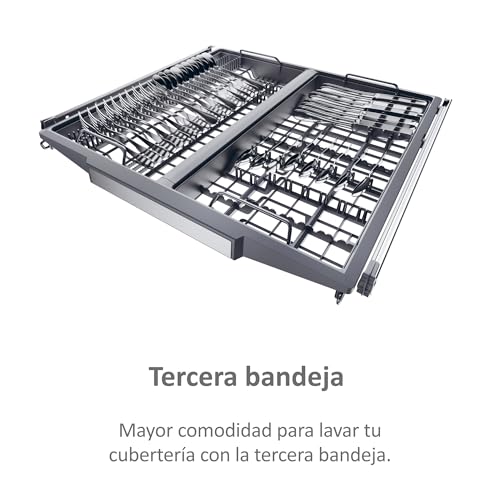 Detalle 2 de Haier I‑Pro Shine Serie 3 XF 5C4M1X: Lavavajillas independiente 60 cm con 15 servicios, IA y apertura automática