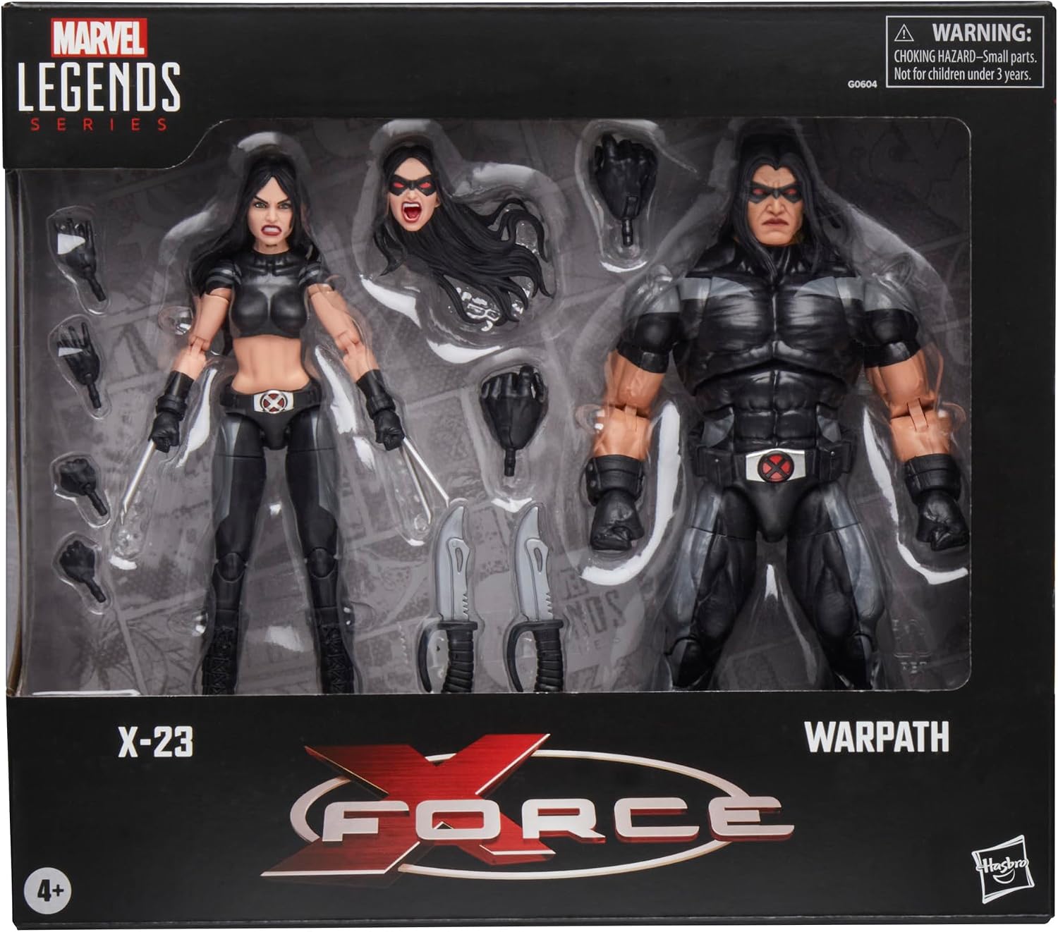 Detalle 2 de Hasbro Marvel Legends X-23 & Warpath 15 cm Pack