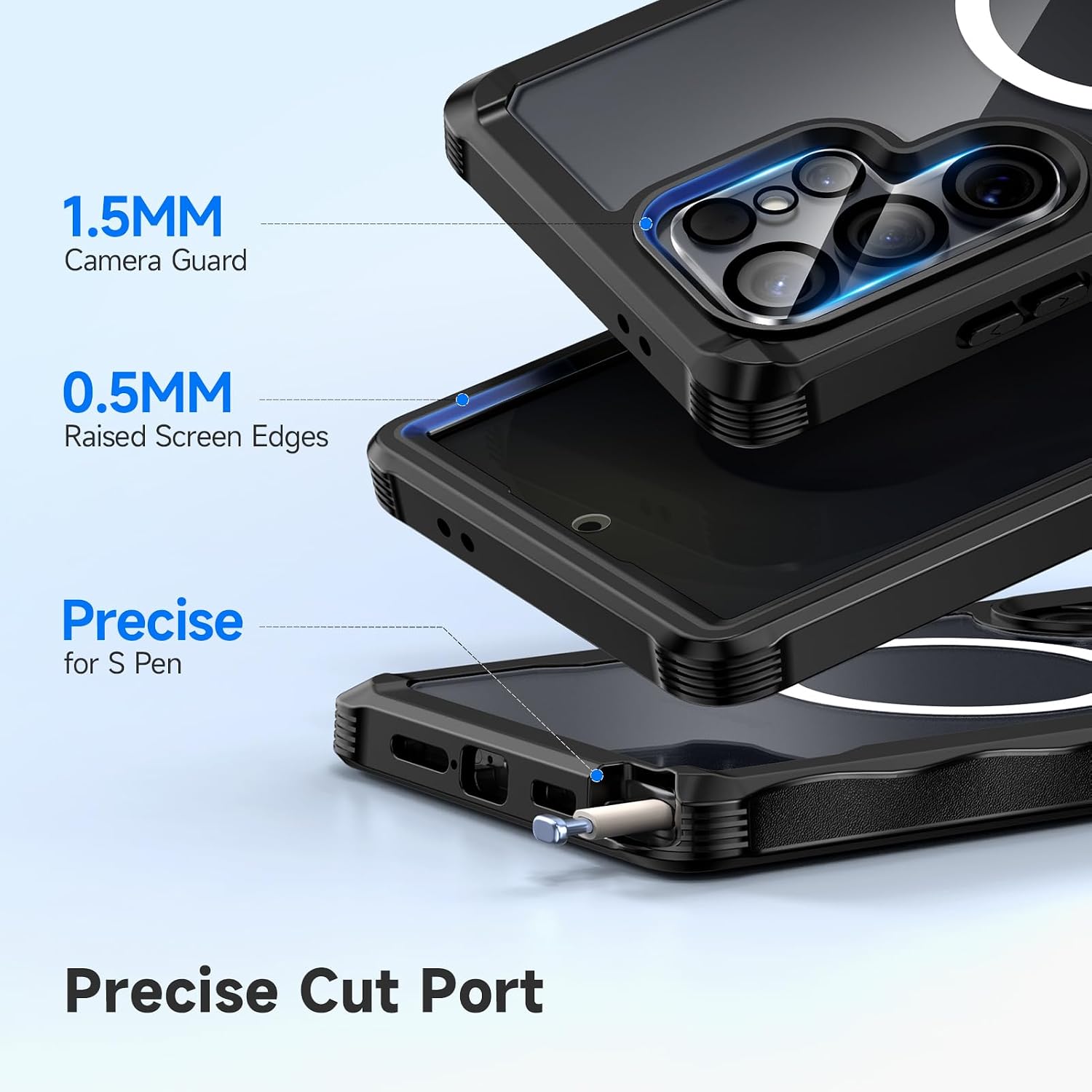 Thumbnail 6 de seacosmo Magnetic Case for Samsung S25 Ultra 2-in-1