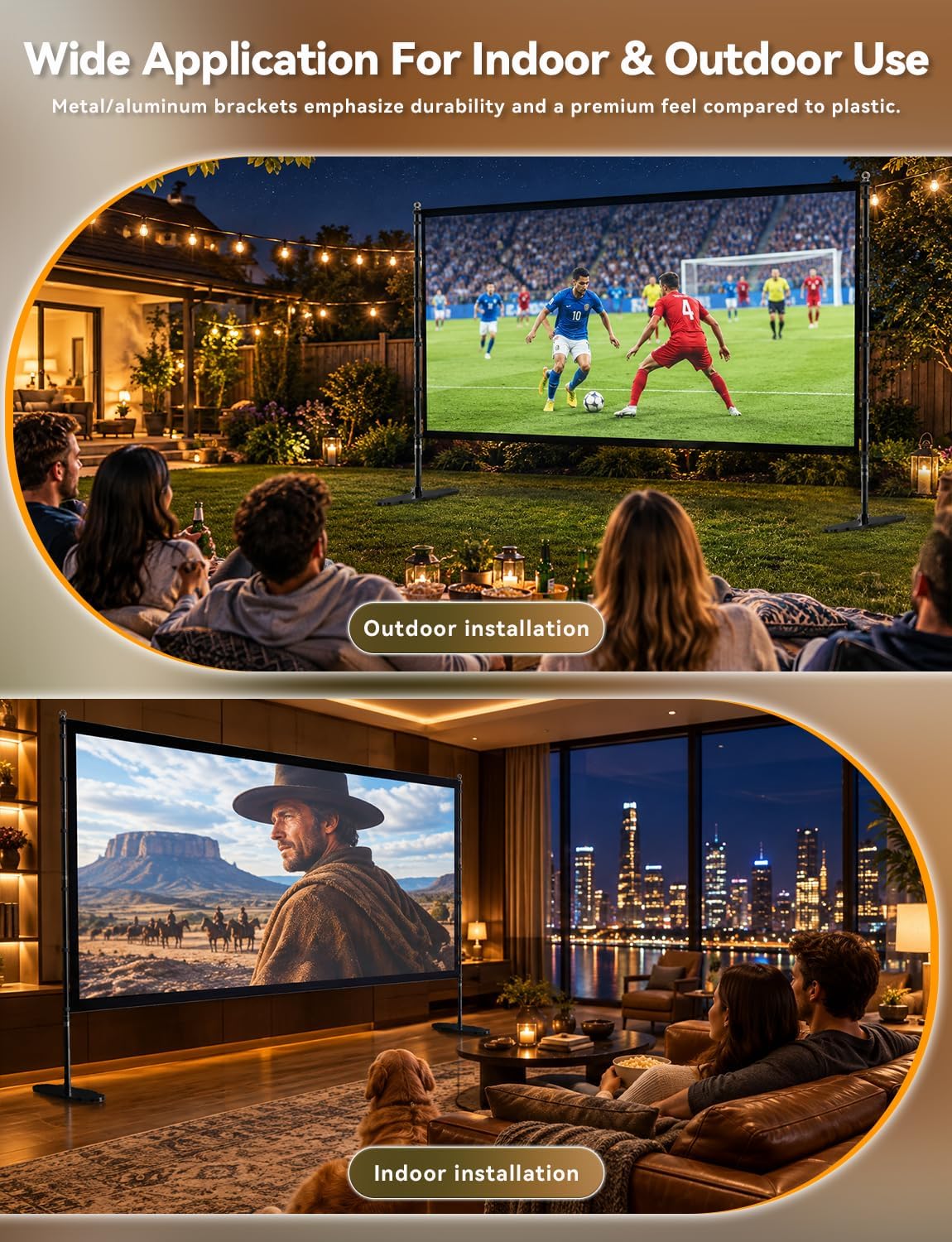 Detalle 1 de 150-Inch Projector Screen