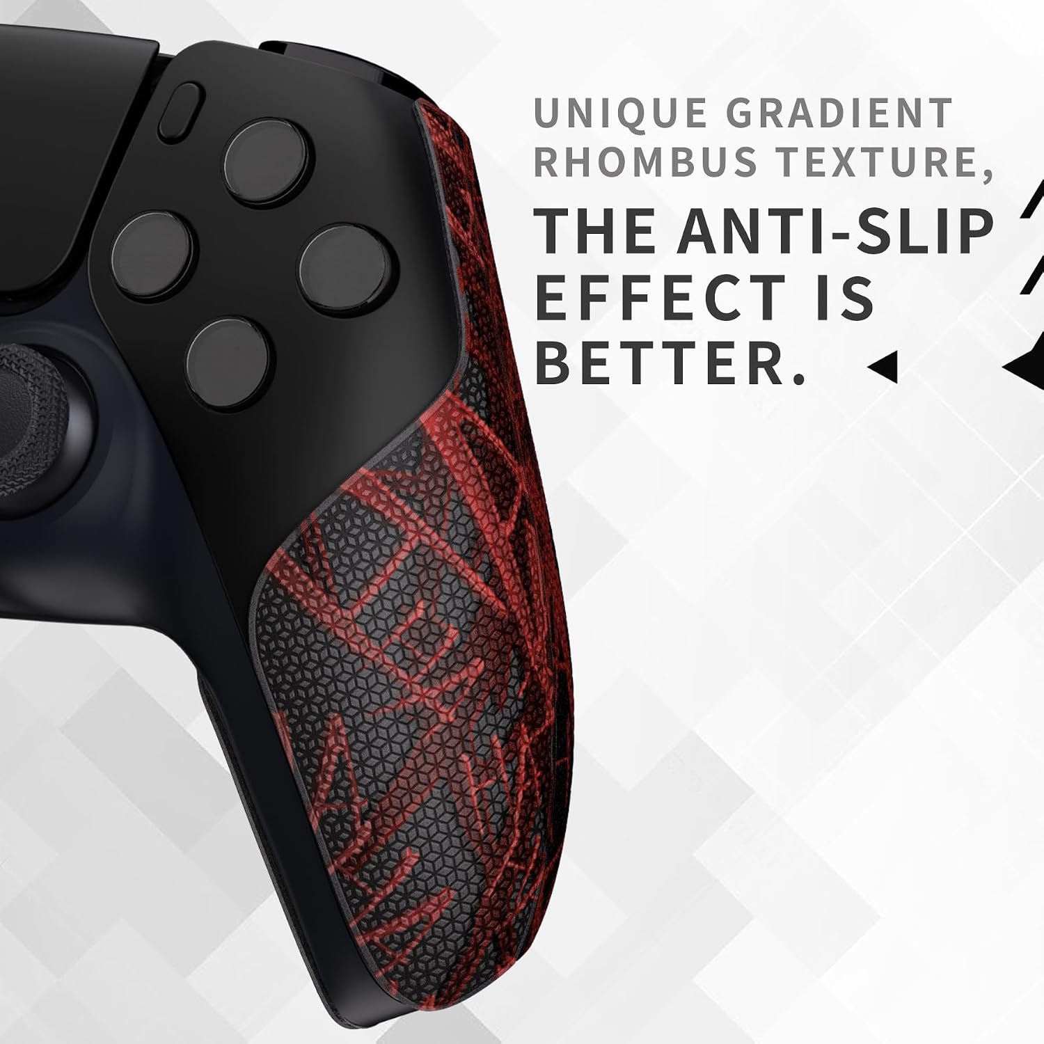Detalle de playvital PS5 controller grip, anti-slip