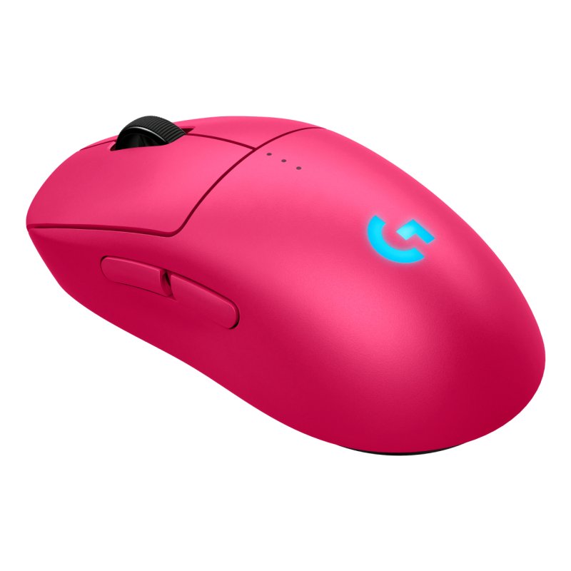 Thumbnail 1 de Logitech inalámbrico 32000 DPI RGB con 8 botones, USB-C y diseño magenta