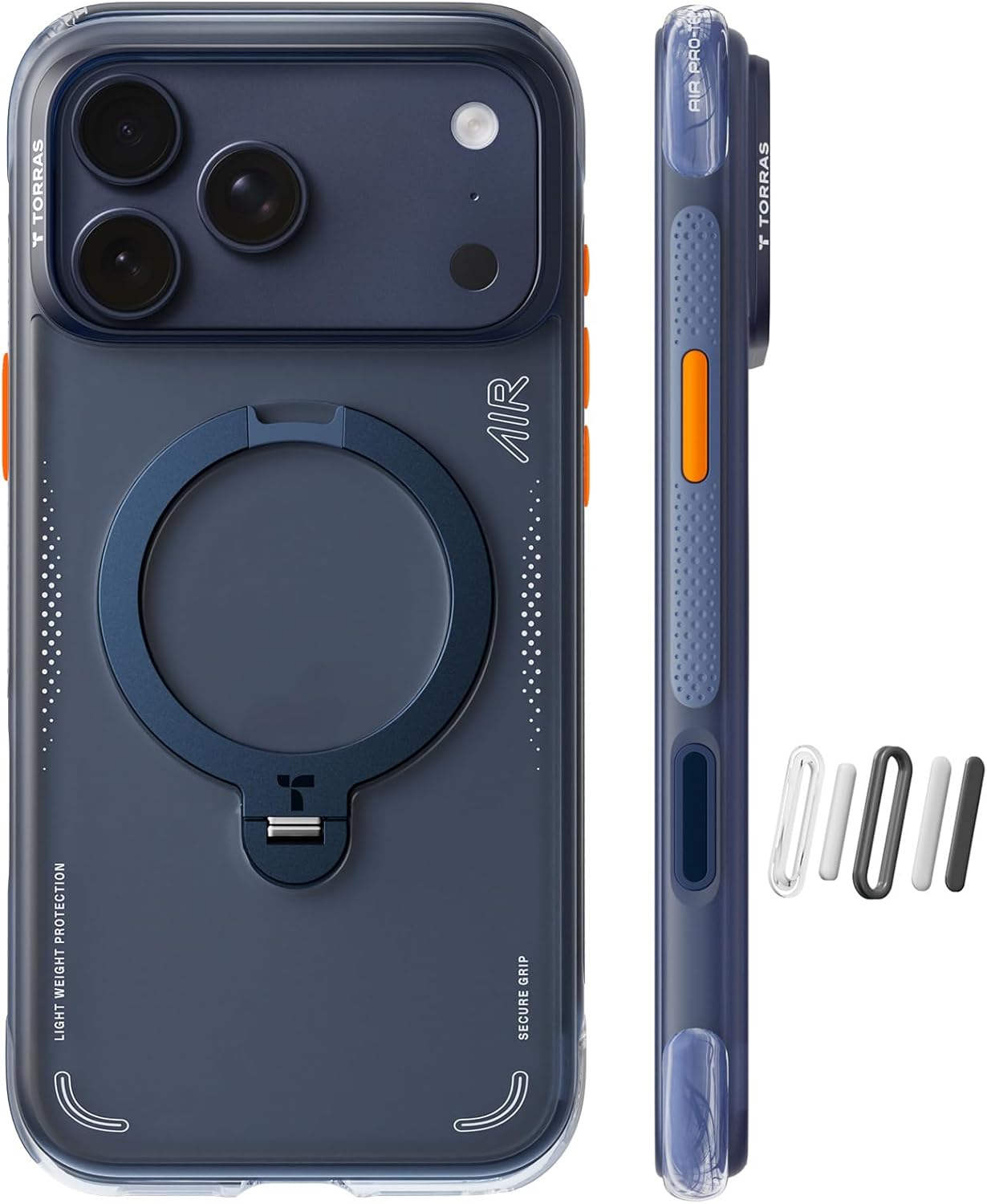 Detalle de TORRAS Ostand Q3 Air 360° magnetic case
