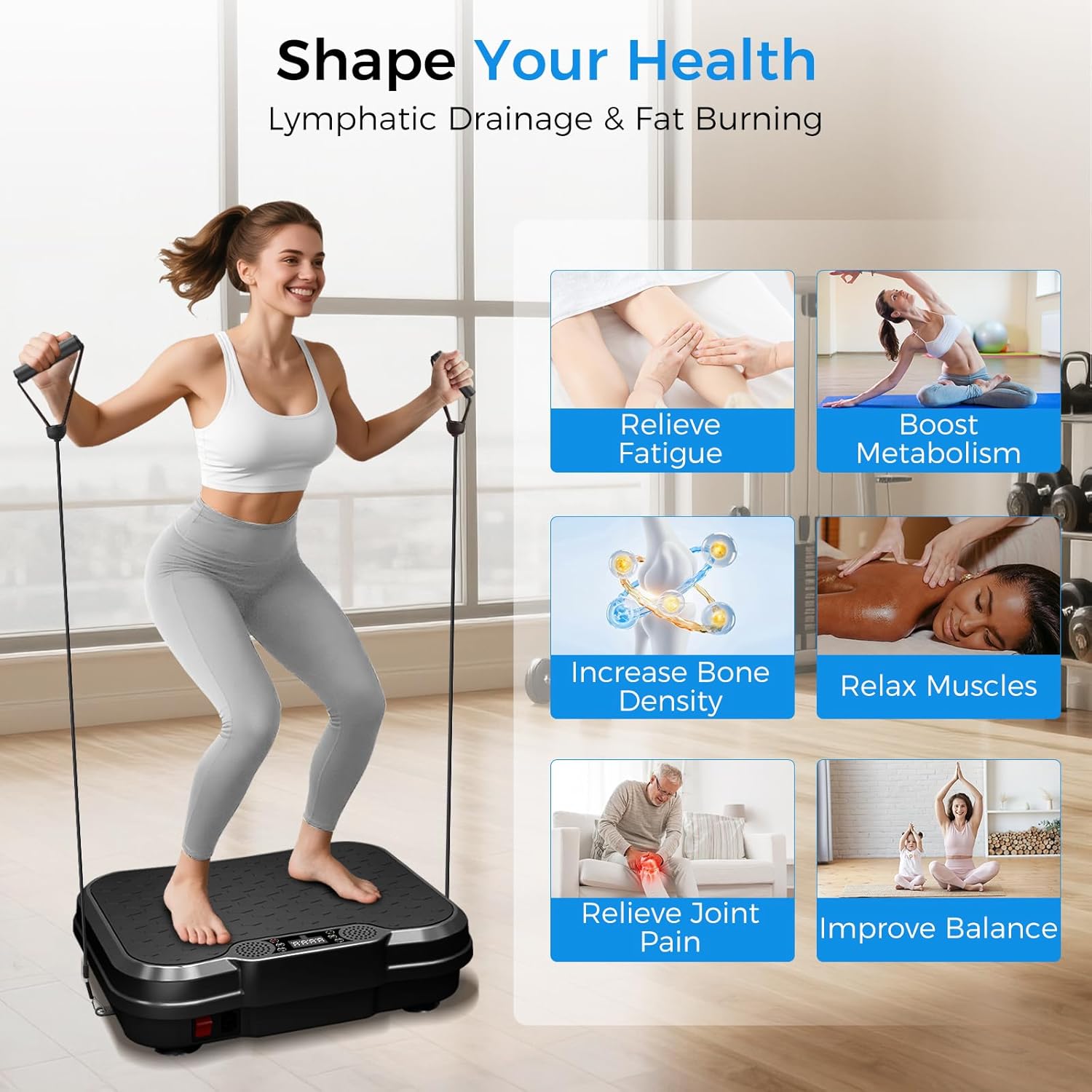 Thumbnail 5 de AoraPulse Vibration Plate 400 lb capacity 🏋
