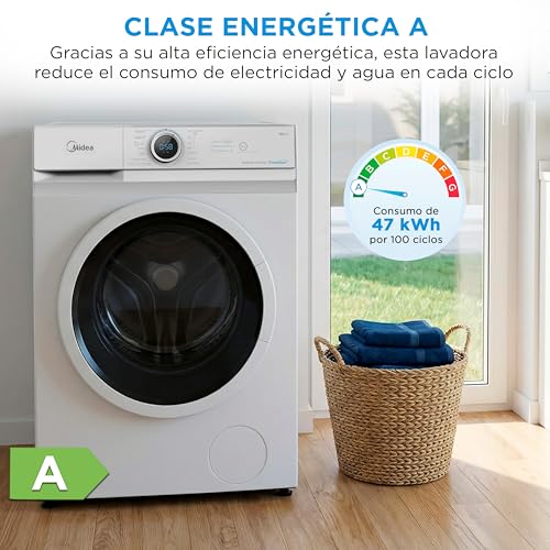 Thumbnail 2 de Lavadora Midea 8 kg con motor Inverter, 1350 rpm y Vapor HealthGuard