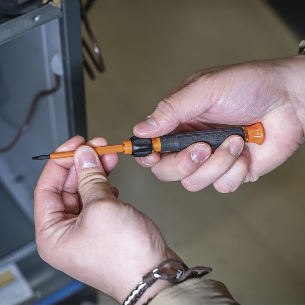 Thumbnail 6 de Klein Tools 32581INS precision insulated screwdriver (2-in-1) with No. 0 Phillips and 1/8-inch slotted bits