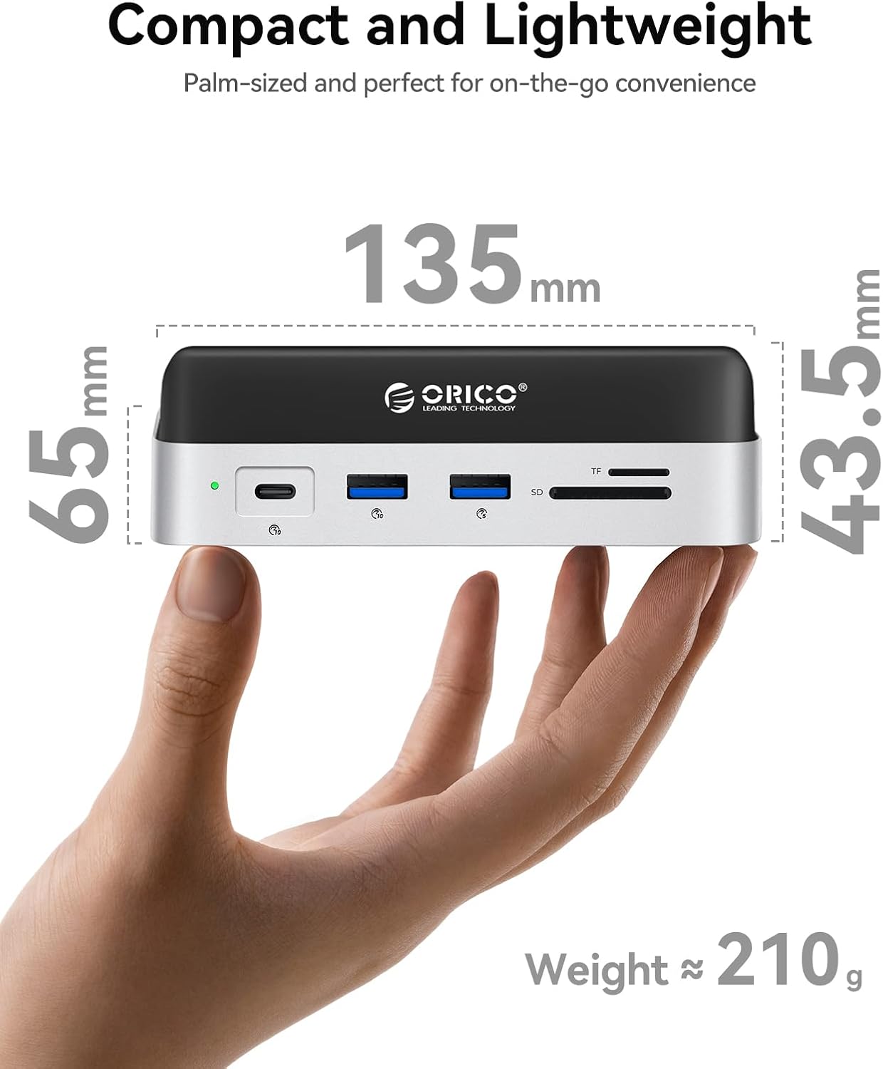 Thumbnail 6 de ORICO VS10 10-in-1 Hub for Mac mini with M.2 SSD, 4K HDMI and Gigabit Ethernet