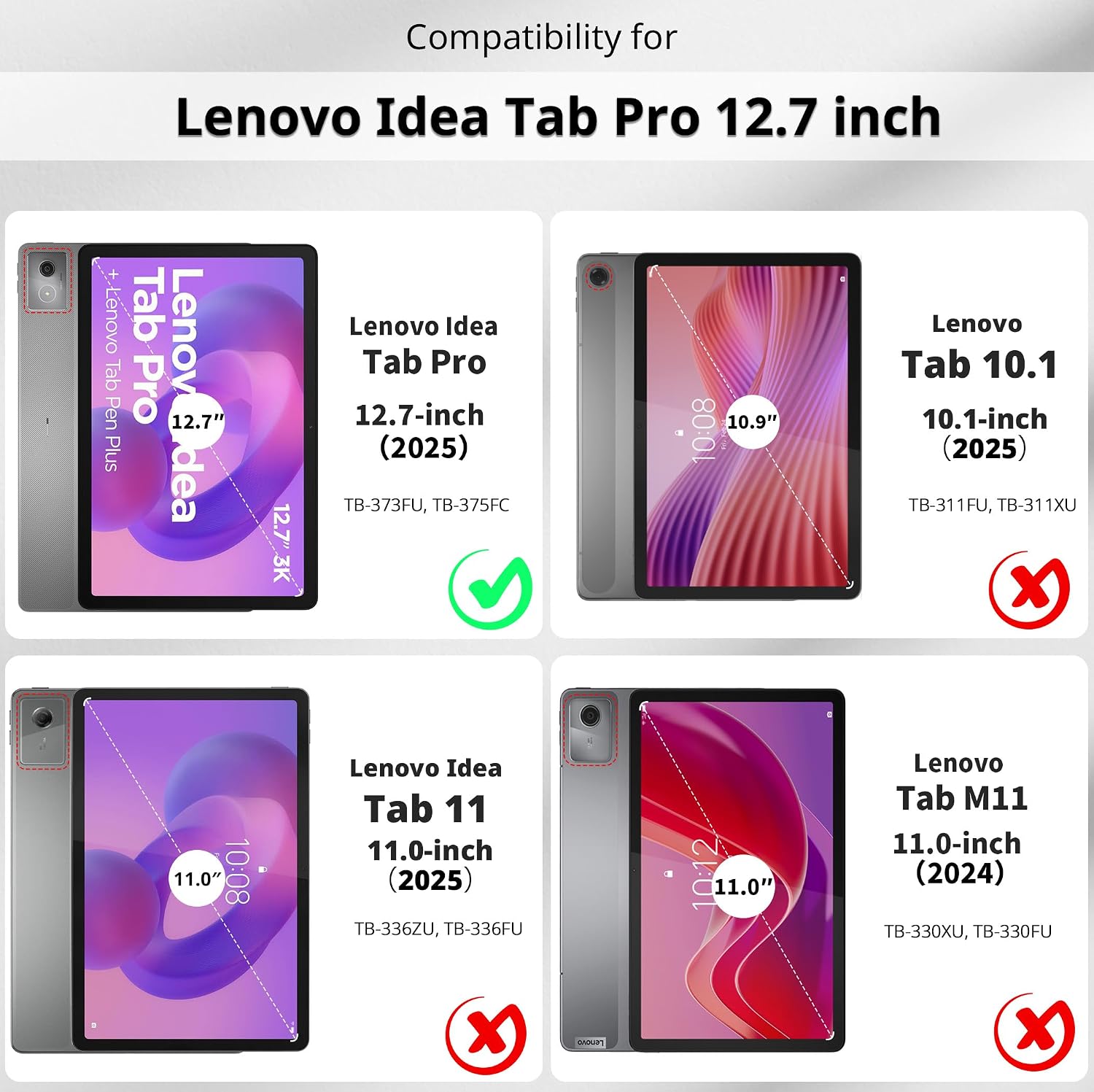 Detalle 2 de EasyAcc Hülle Lenovo Idea Tab Pro 12.7 2025