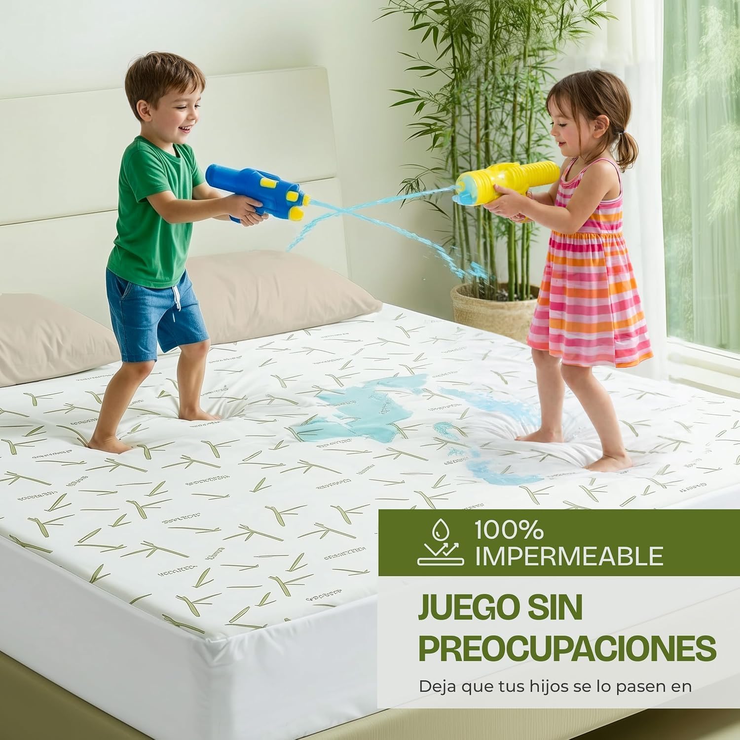 Thumbnail 4 de Utopia Bedding Protector Colchón 150x200x30 cm
