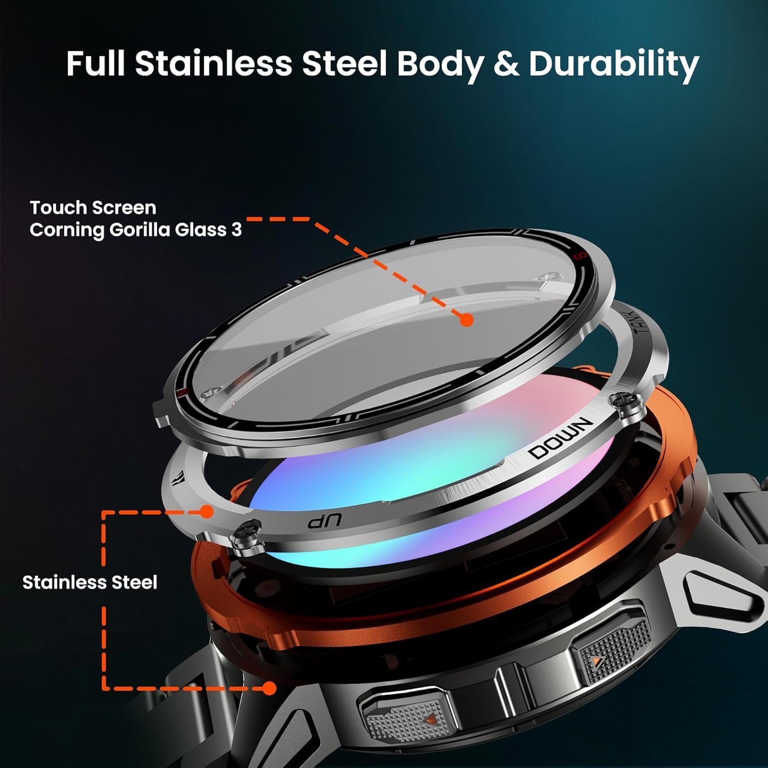 Thumbnail 3 de KOSPET TANK T3 Ultra 2 1.43" rugged smartwatch