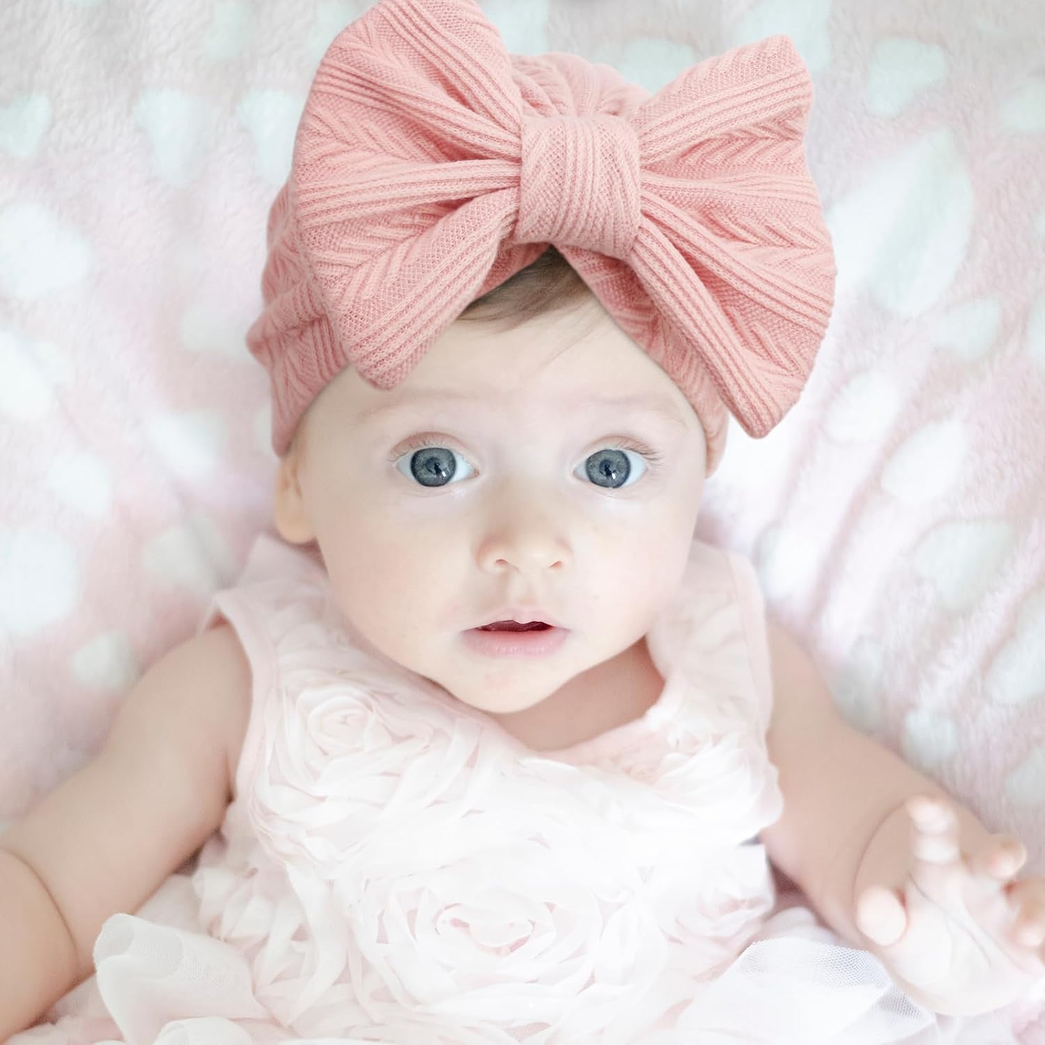 Thumbnail 1 de DRESHOW Newborn Baby Hat Soft Stretchy Turban