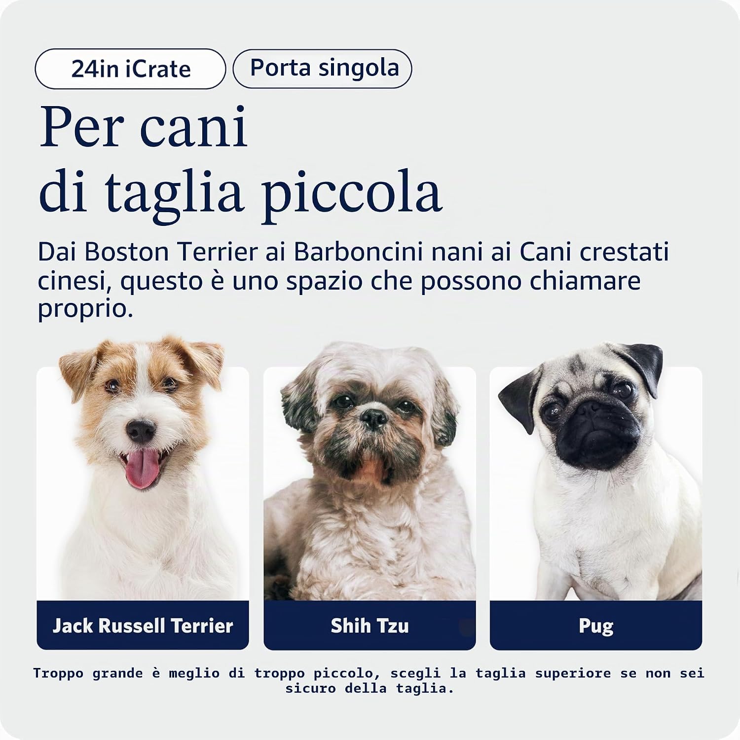 Detalle 2 de MidWest Homes for Pets iCrate a porta singola 60,96 cm – Gabbia per cani XS mod. 1524