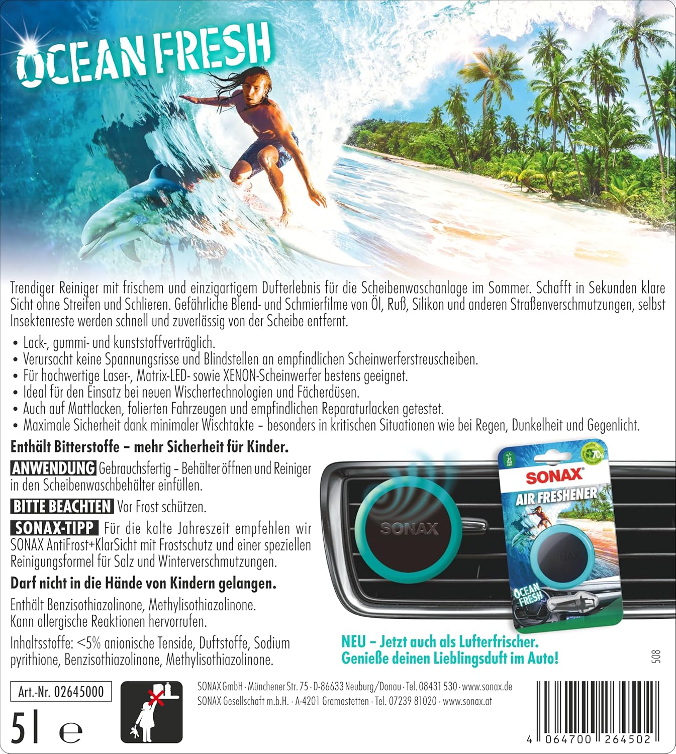 Thumbnail 1 de SONAX ScheibenReiniger 5 L