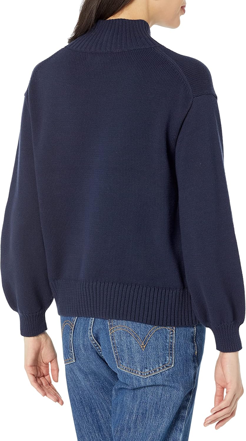 Thumbnail 2 de Amazon Essentials Damen Pullover aus Baumwolle mit Trichterausschnitt (bis in Übergrößen)