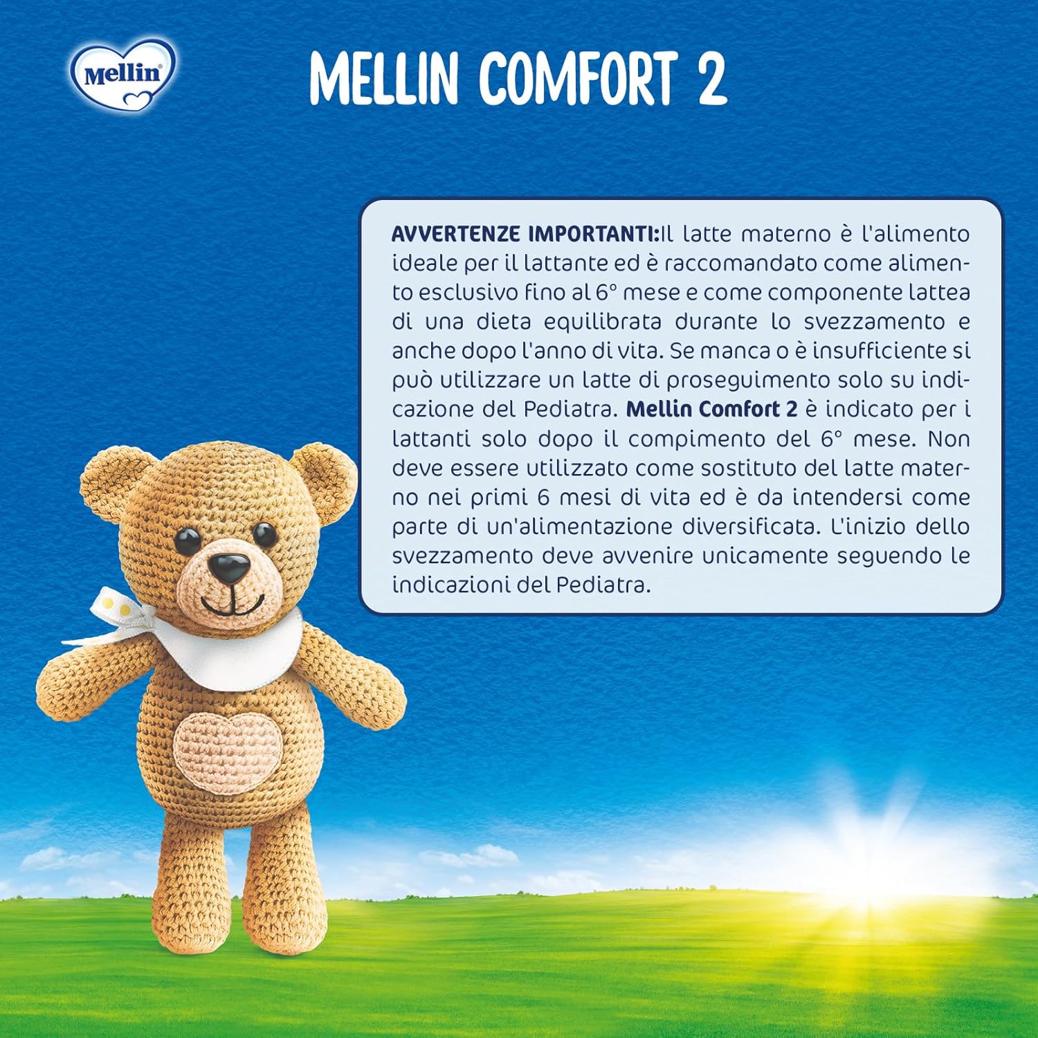 Thumbnail 5 de Mellin Comfort 2 – Latte di Proseguimento in Polvere dal 6° al 12° mese, 800 g