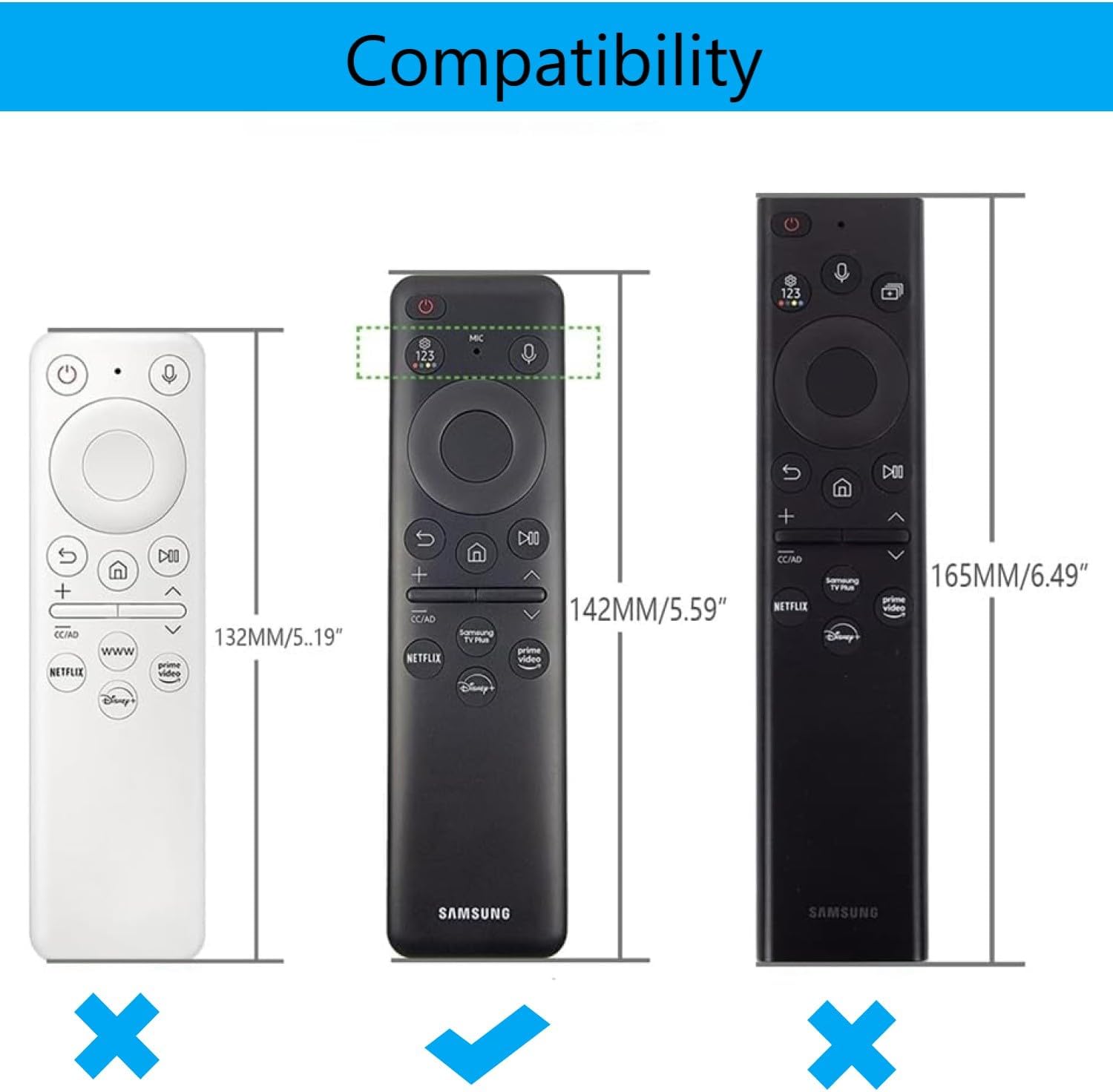 Detalle de Silicone Remote Cover for Samsung BN59-01432A (2023 TM2360E) – Practical Shield for Your Samsung Smart TV Remote