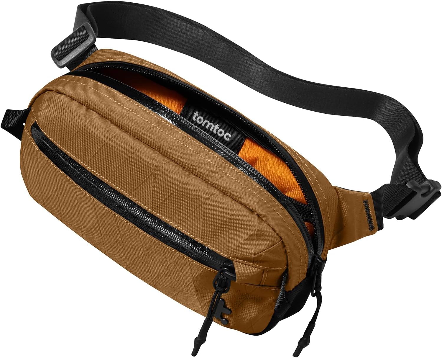 Detalle de tomtoc X-Pac Bauchtasche: RFID-Schutz, 1,5 Liter, vielseitig tragbar