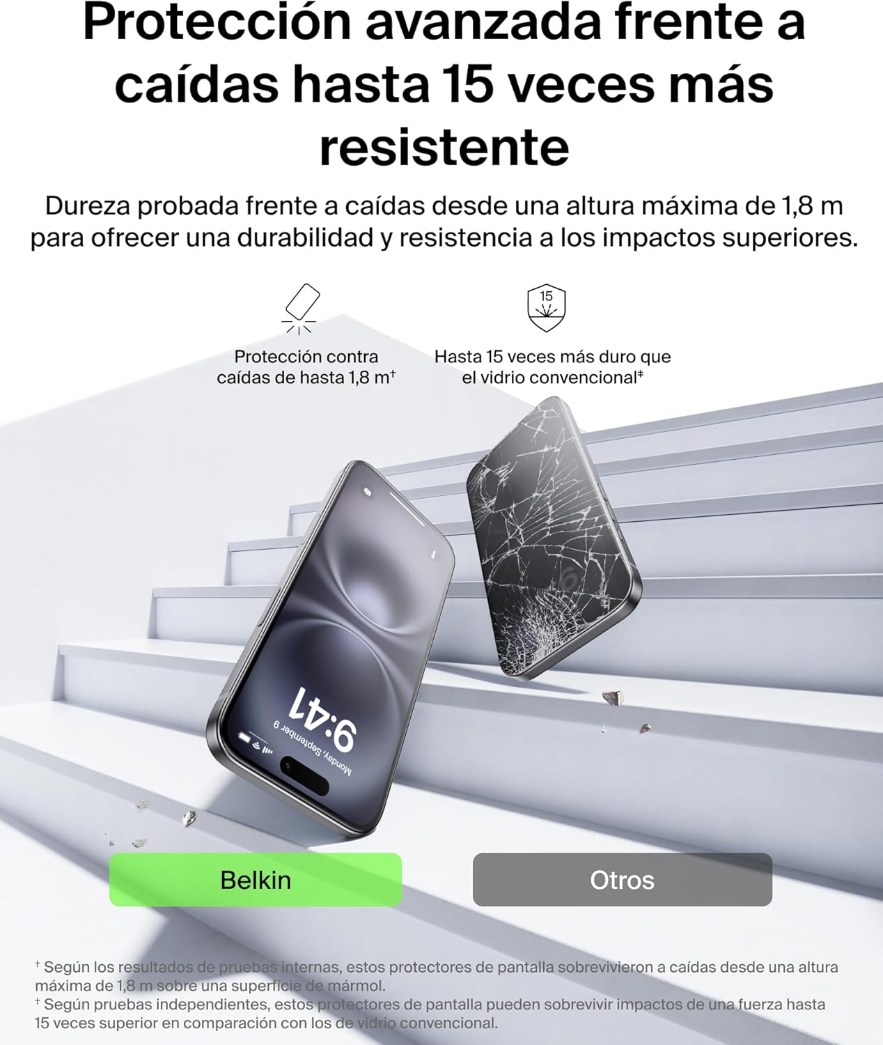 Thumbnail 2 de Belkin ScreenForce iPhone 17 Pro Max 9H