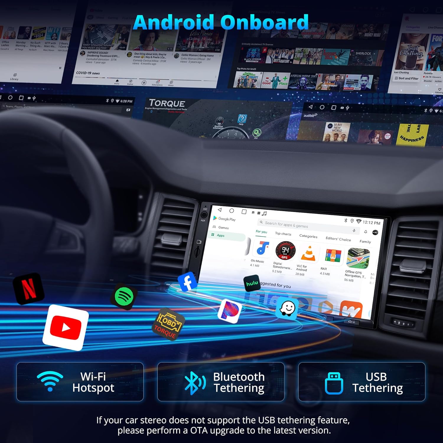 Detalle 2 de ATOTOEXCEL A5L autoradio 7 pollici