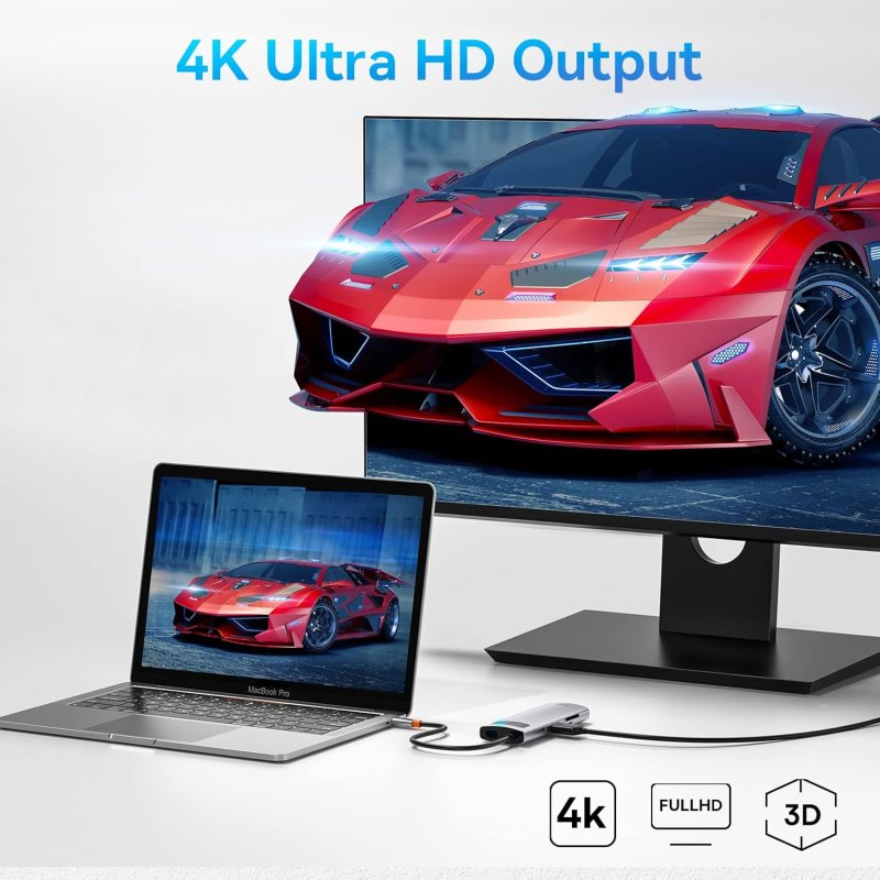 Thumbnail 1 de Baseus Metal Gleam DockStation 7 en 1 — USB-C 100W 💻