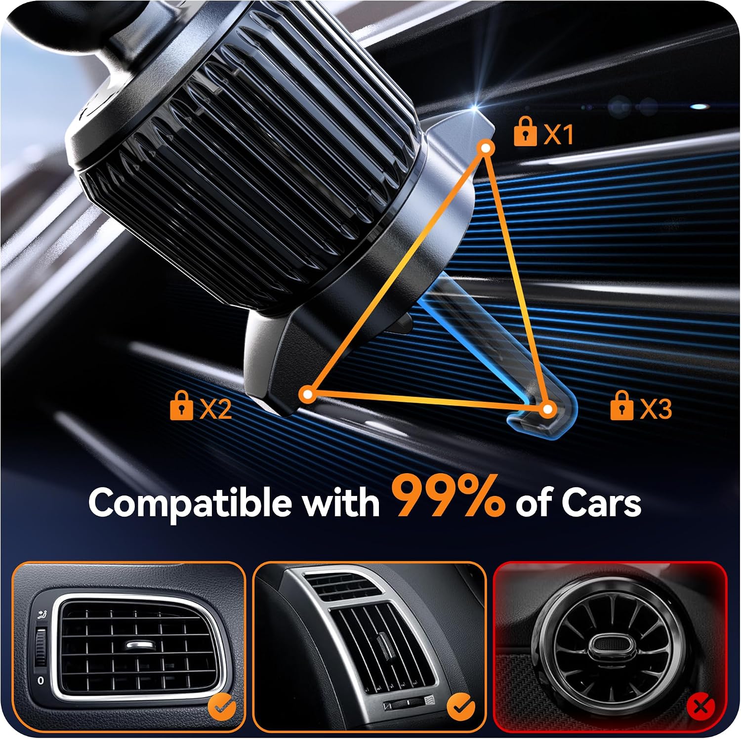 Thumbnail 5 de Auckly CW15 15W wireless car charger