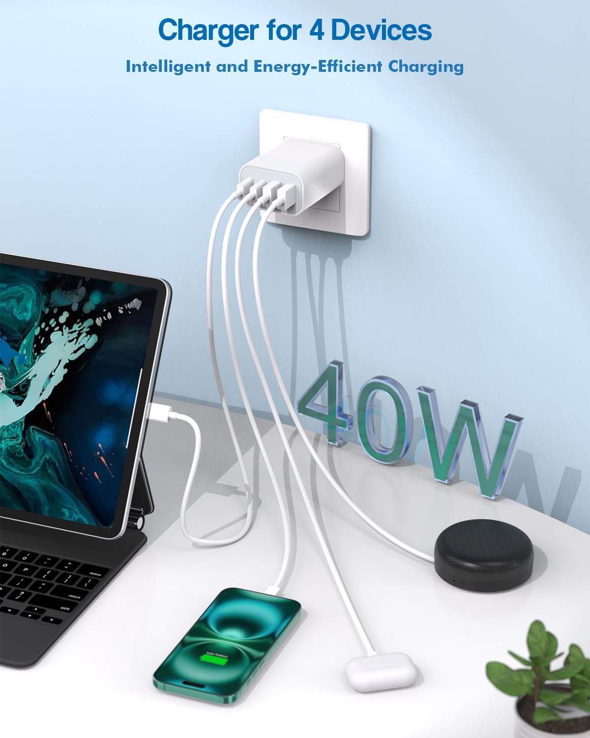 Detalle 2 de 40W iPhone Charger Block 🔌