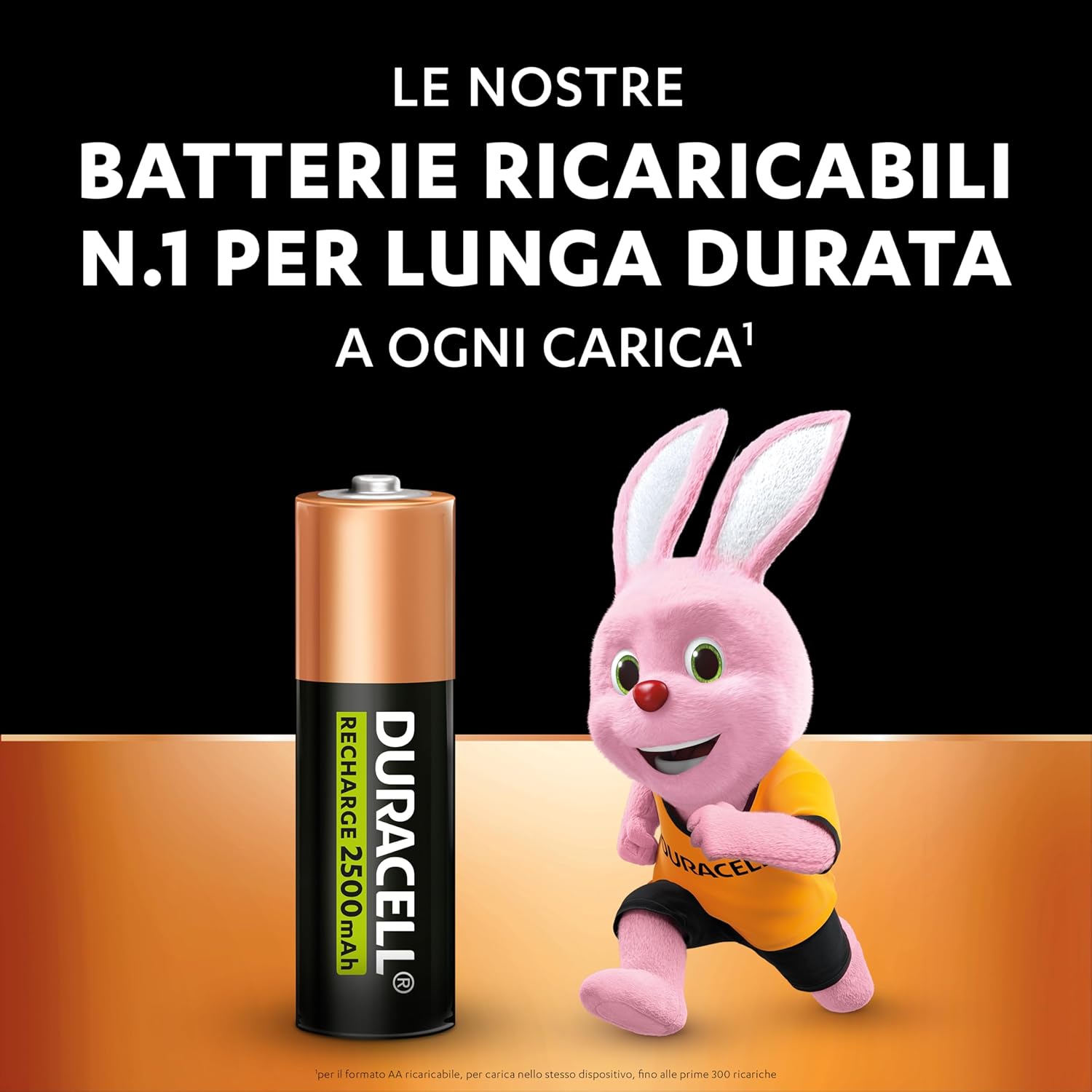 Detalle de Duracell AA Ricaricabili 2500 mAh NiMH (4 pezzi) – pre-caricate, lunga durata