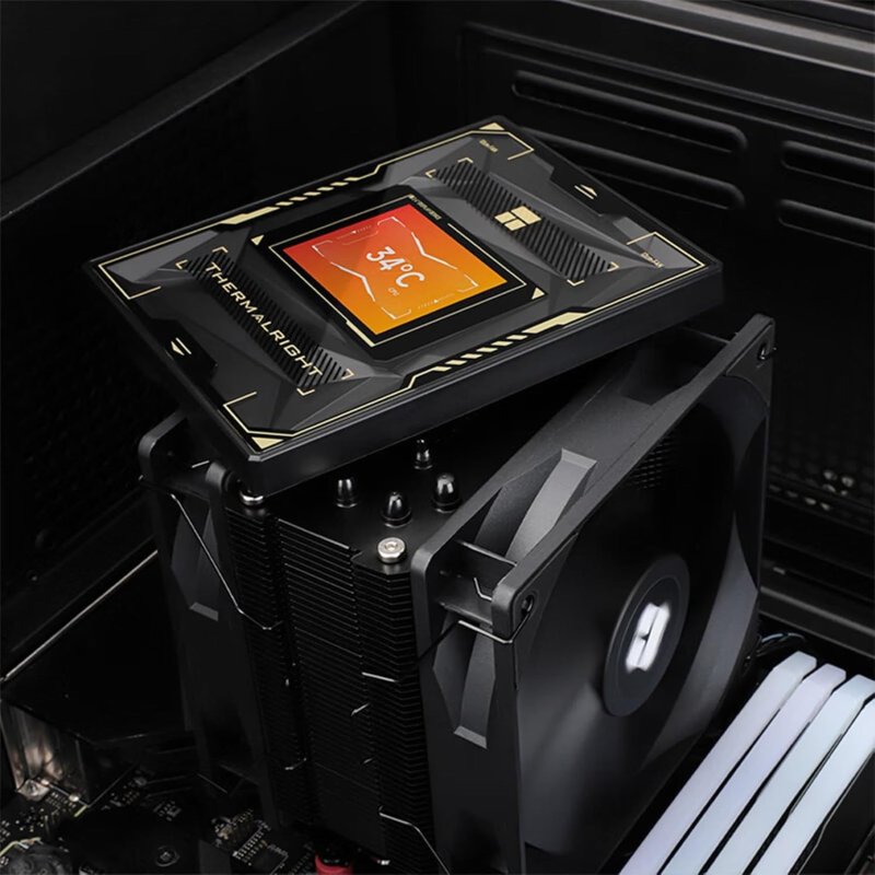 Detalle de thermalright Burst Assassin 120 Vision BLACK