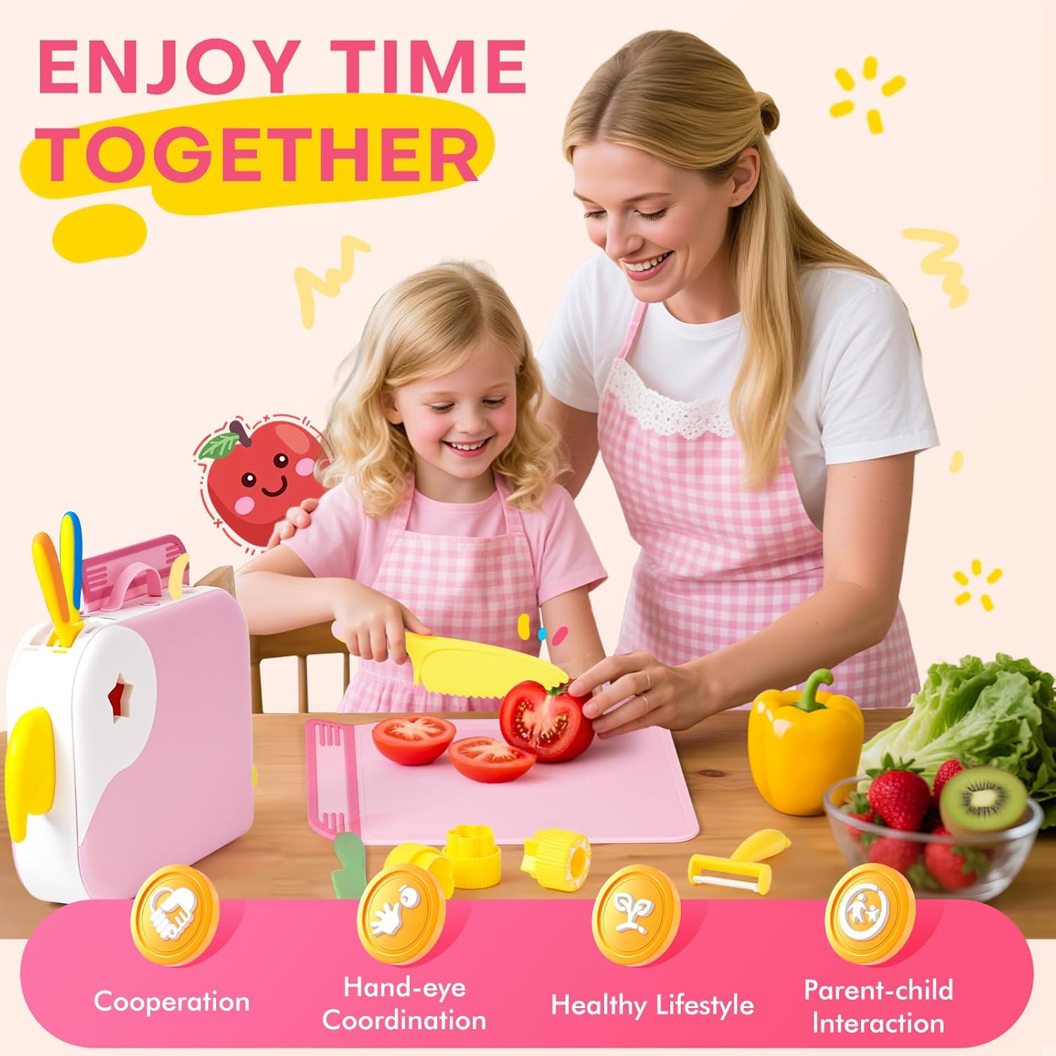 Thumbnail 1 de Yeeammk 13-piece toddler knife set for play 🍽